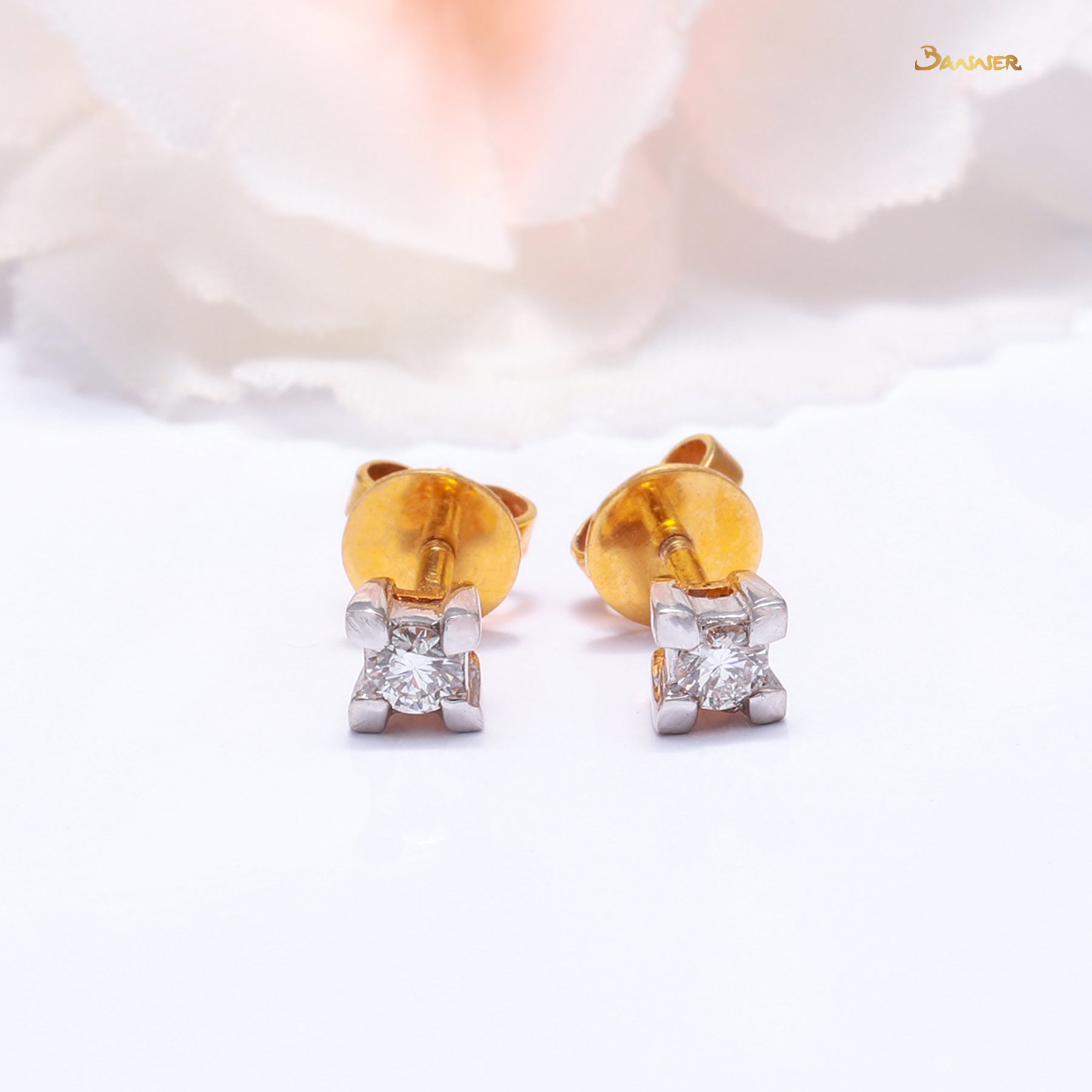 Diamond Solitaire Earrings (0.18 ct. t.w.)