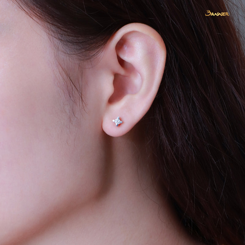 Diamond Solitaire Earrings (0.18 ct. t.w.)