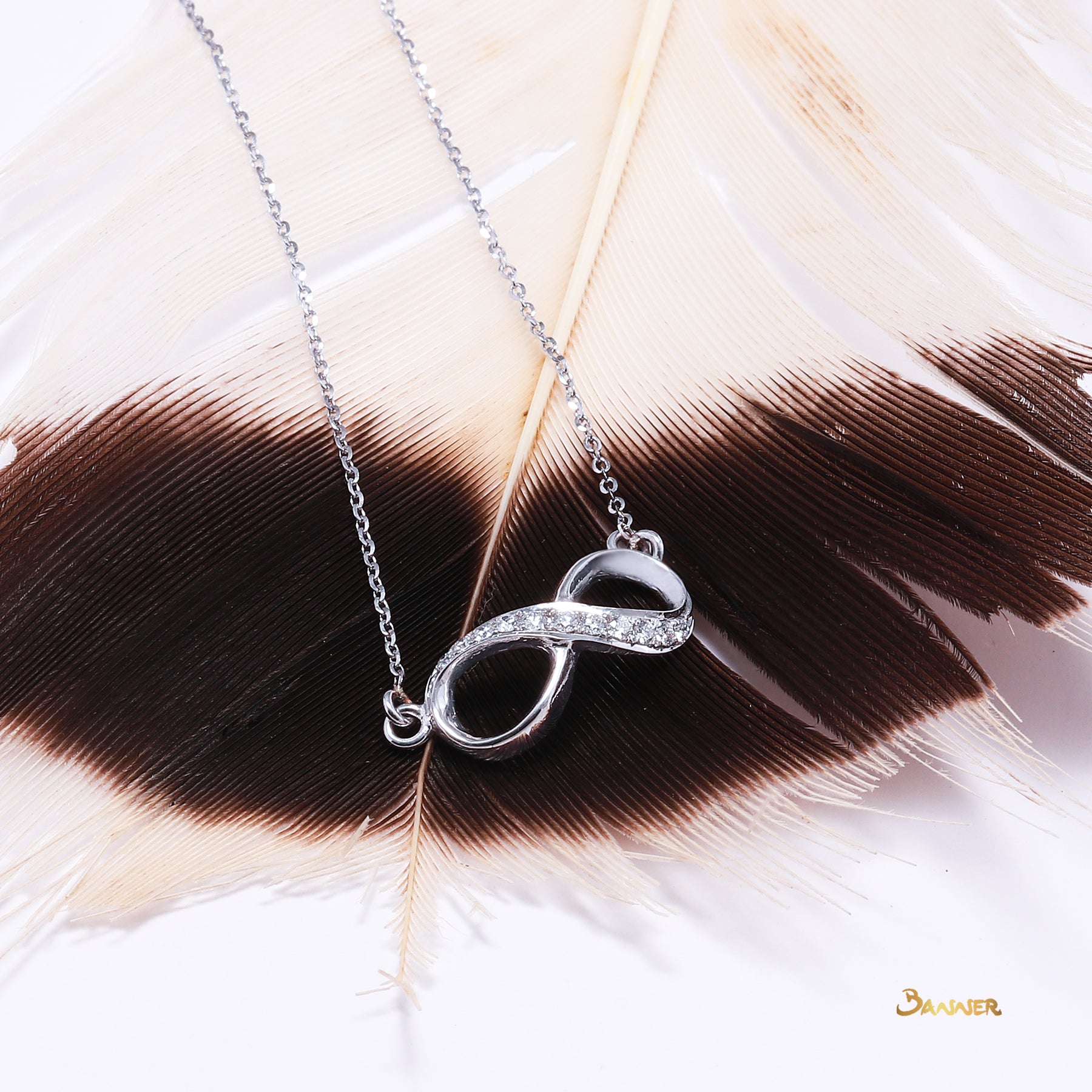 Diamond Infinity Necklace