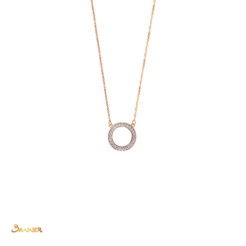 Circle Diamond Necklace(B)