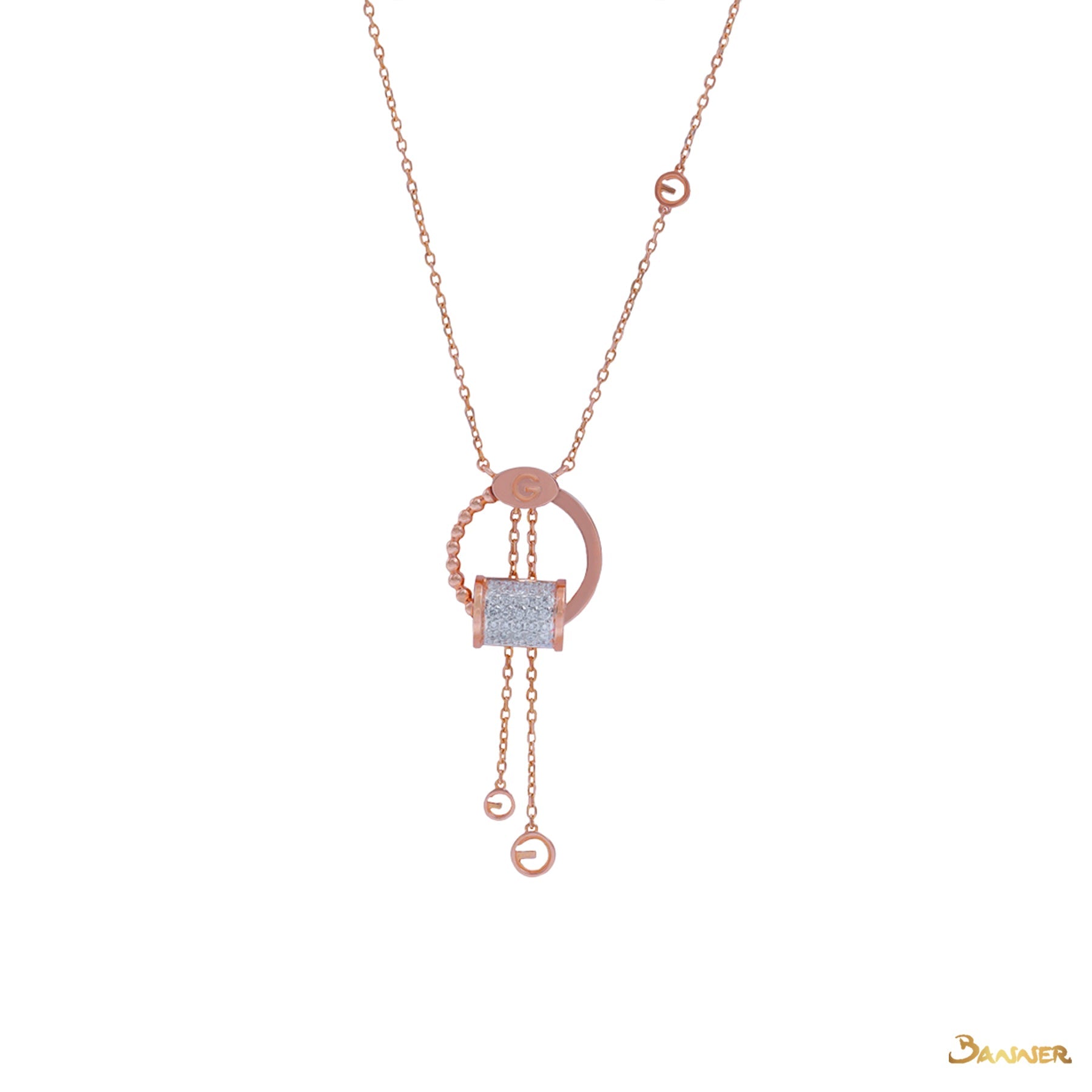 Diamond G Necklace