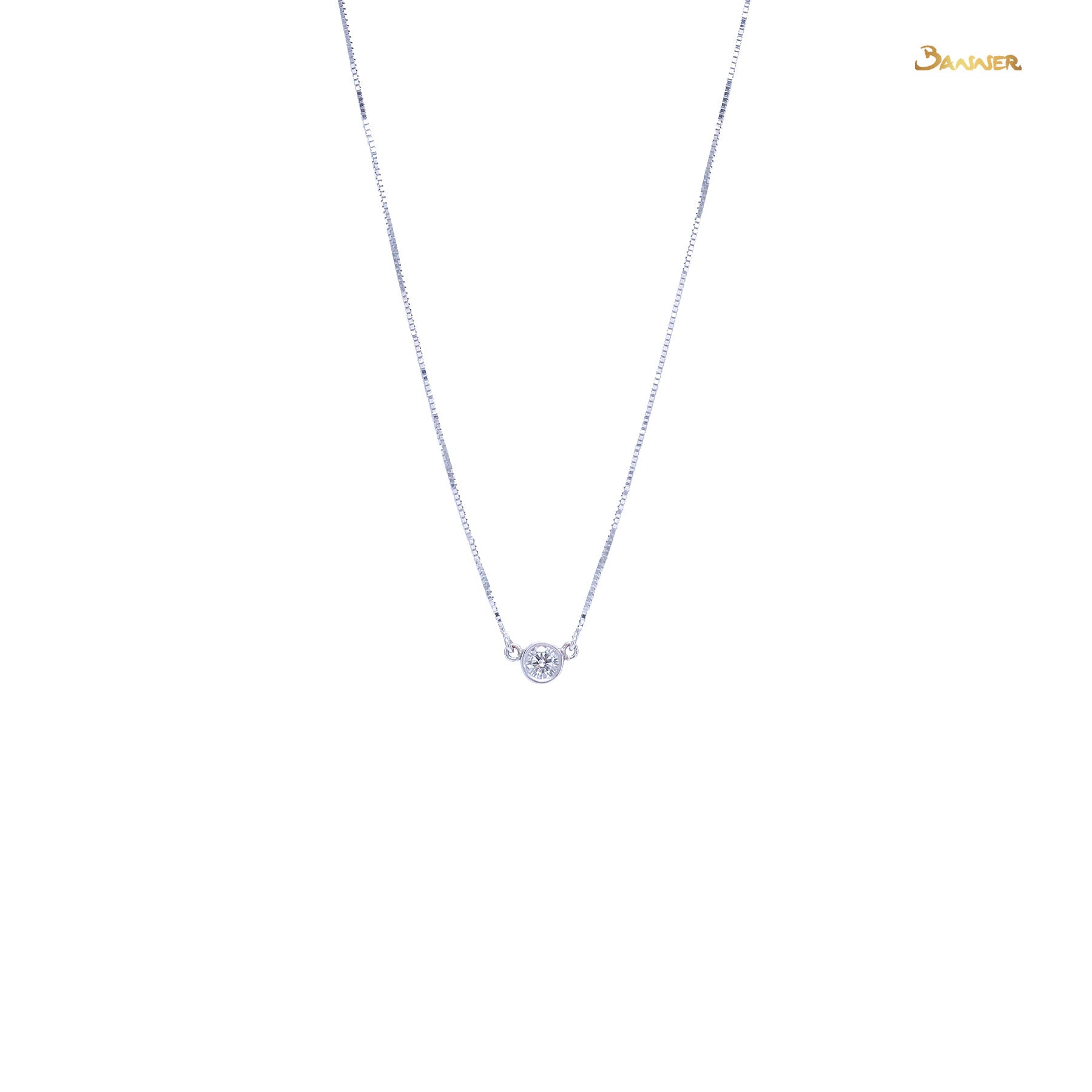 Diamond Solitaire Necklace