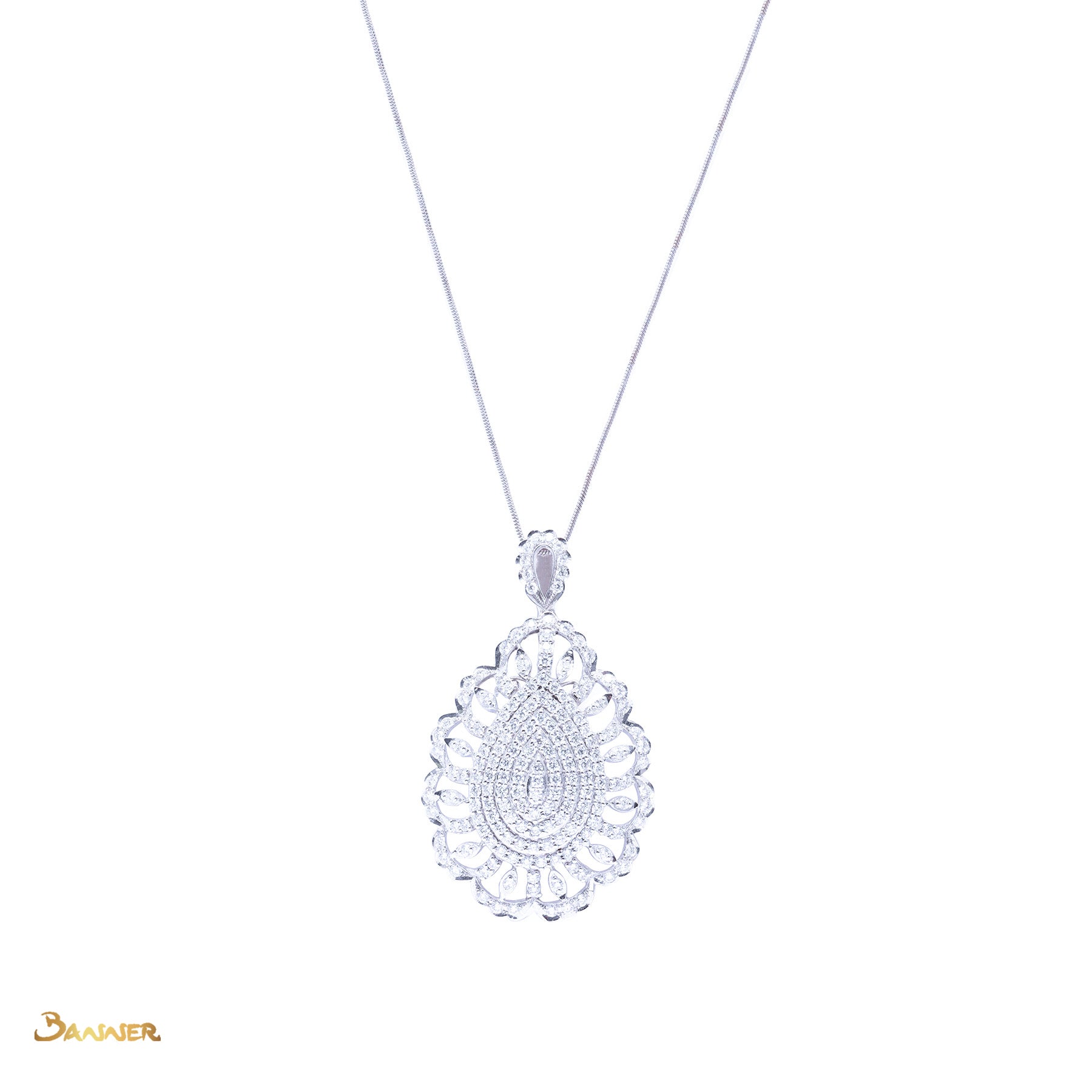 Diamond Rain-drop Pendant (4.92 cts. t.w.)