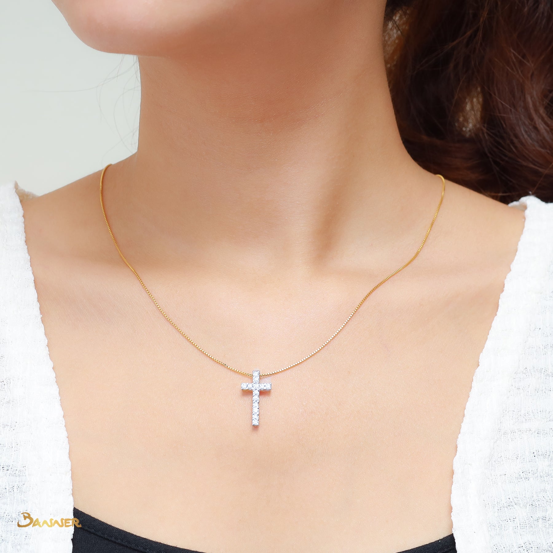 Diamond Cross Pendant