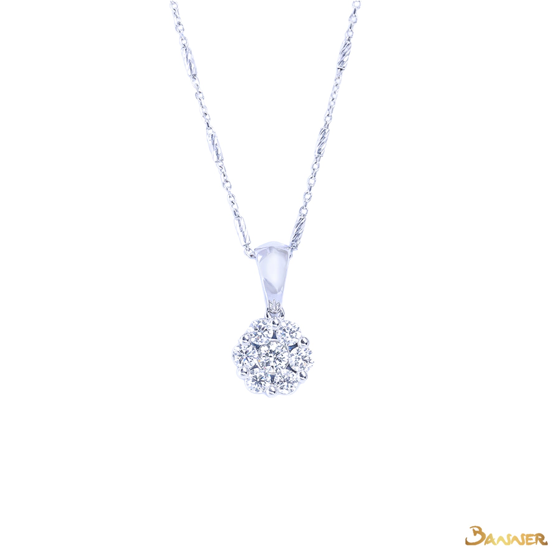 Diamond Invisible Pendant (B)