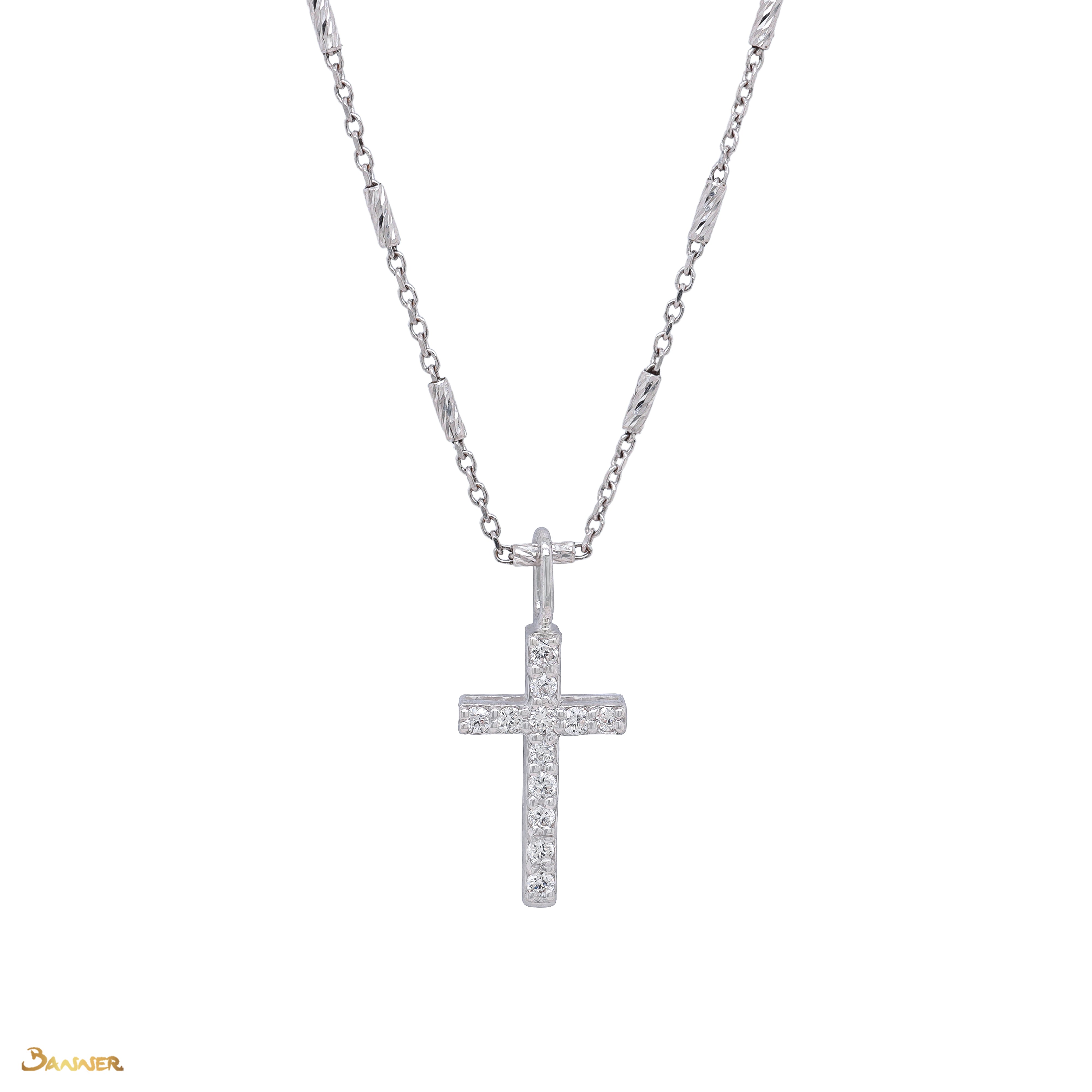 Diamond Cross Pendant(B)