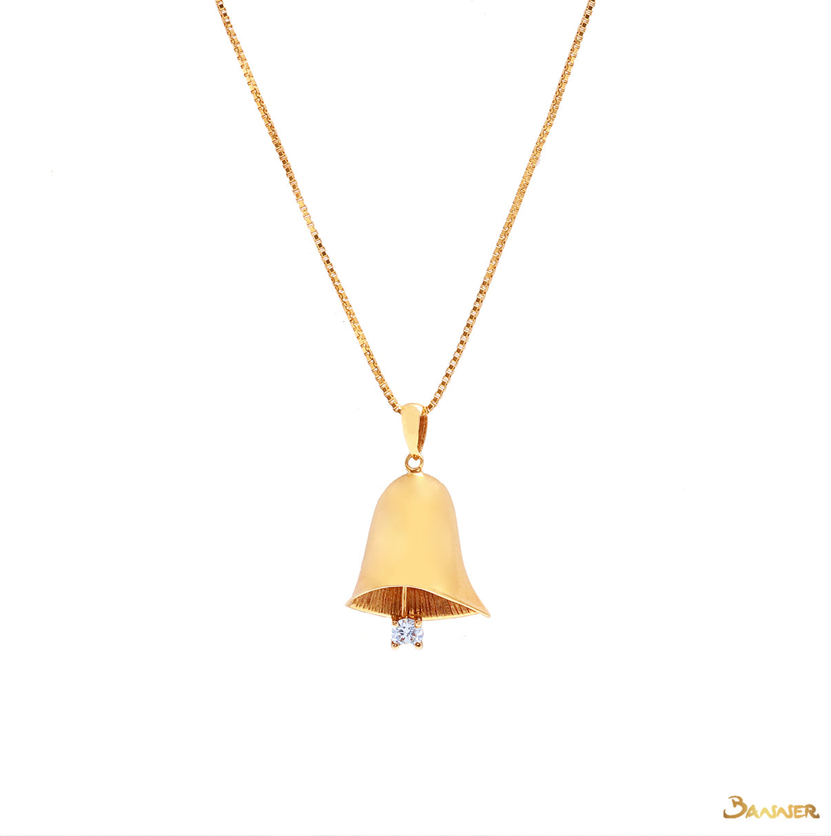 Diamond Bell Pendant