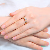 Diamond Bi-color Flush Setting Ring (0.31 ct. t.w.) (Ring Size - 12)