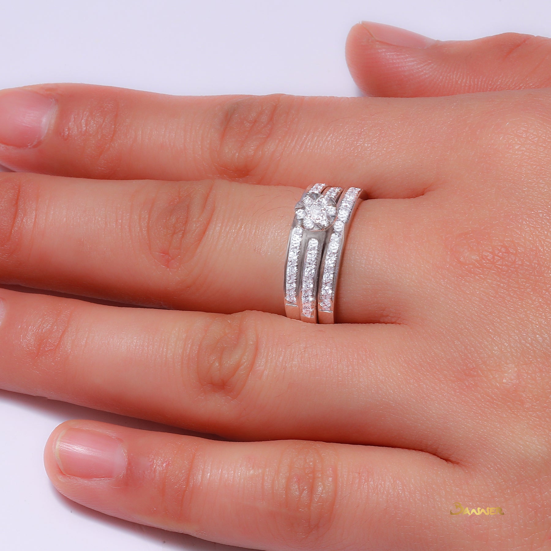 Diamond 3 Way Ring