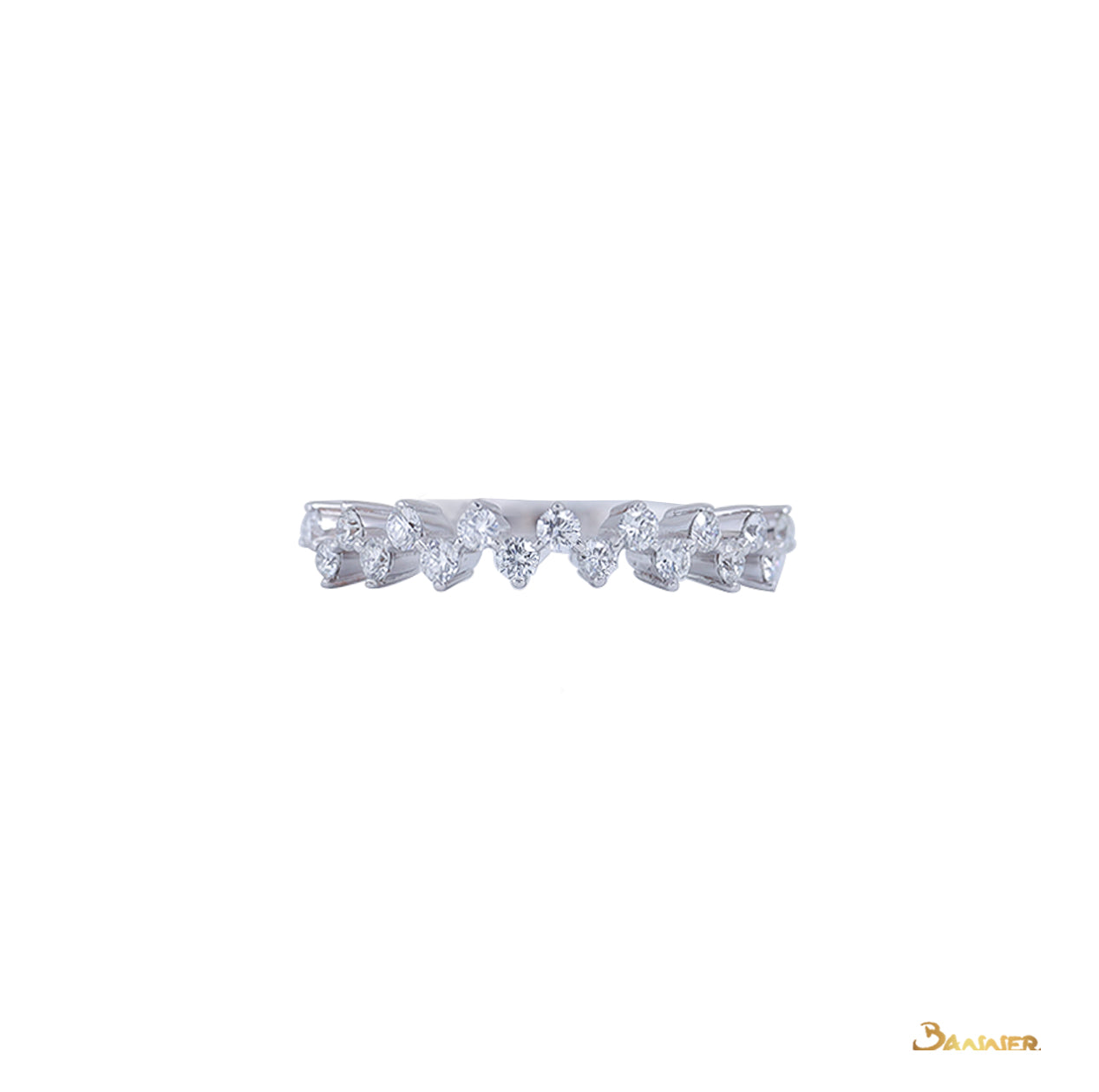 Diamond Zigzag Ring Big (B)