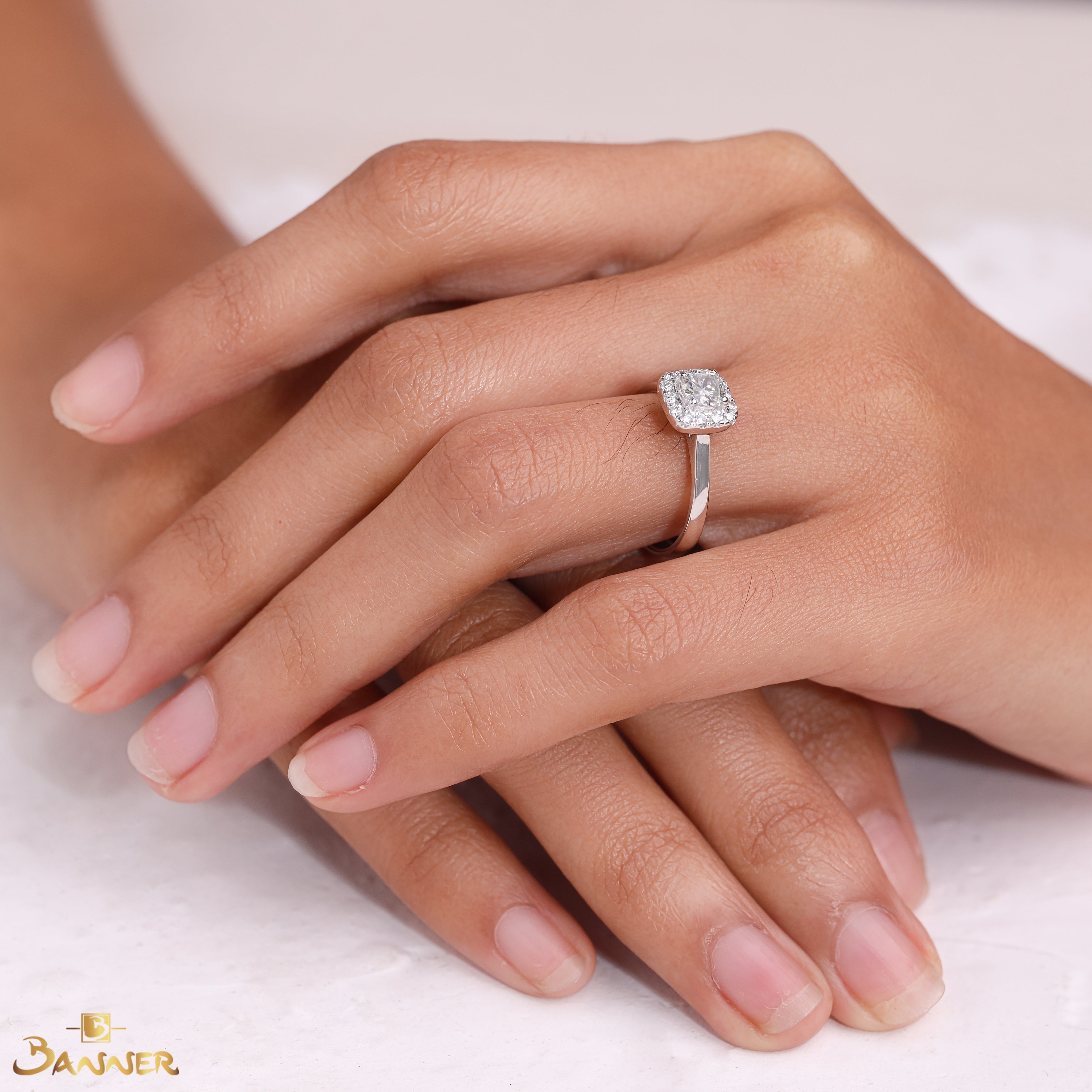 Diamond Halo Ring