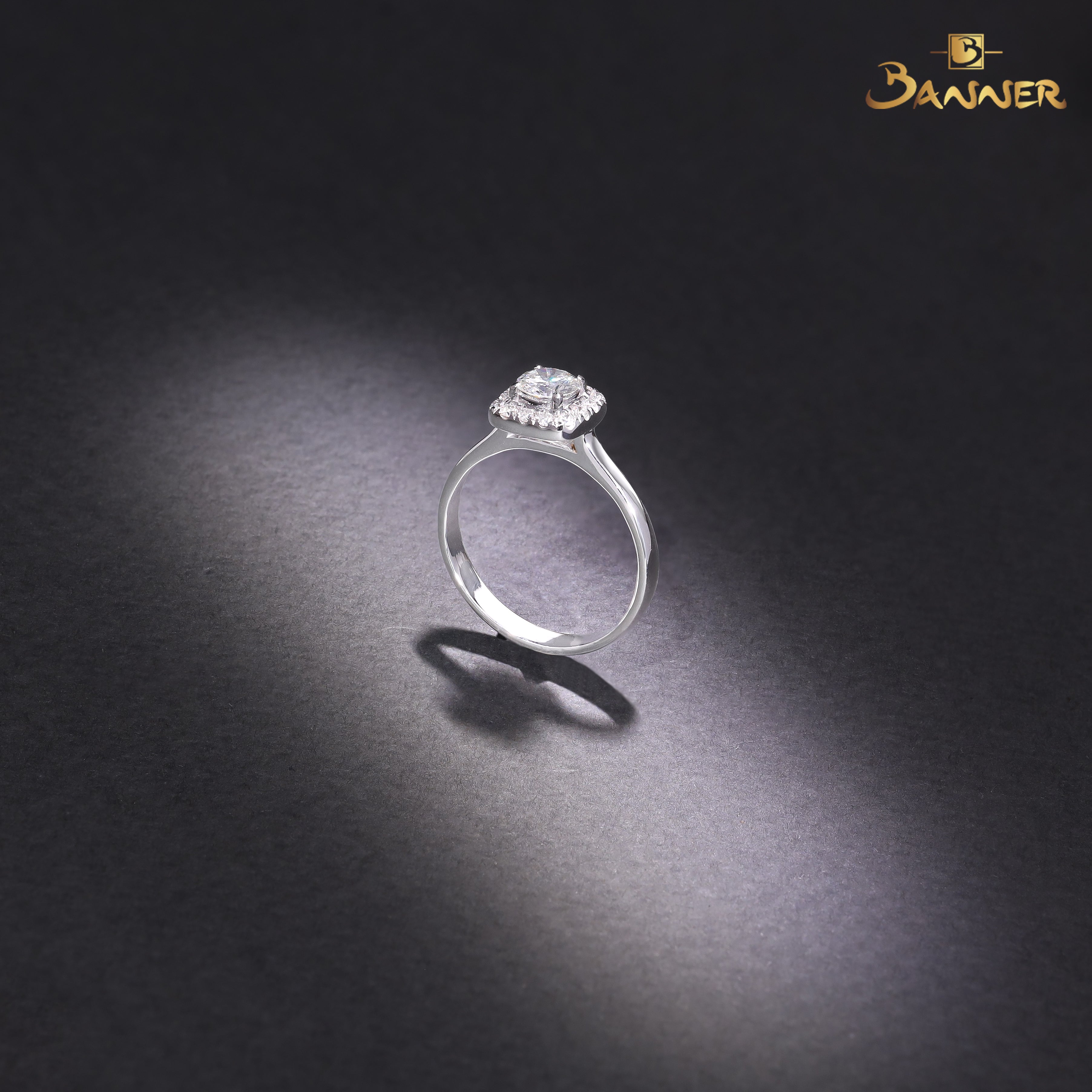 Diamond Halo Ring