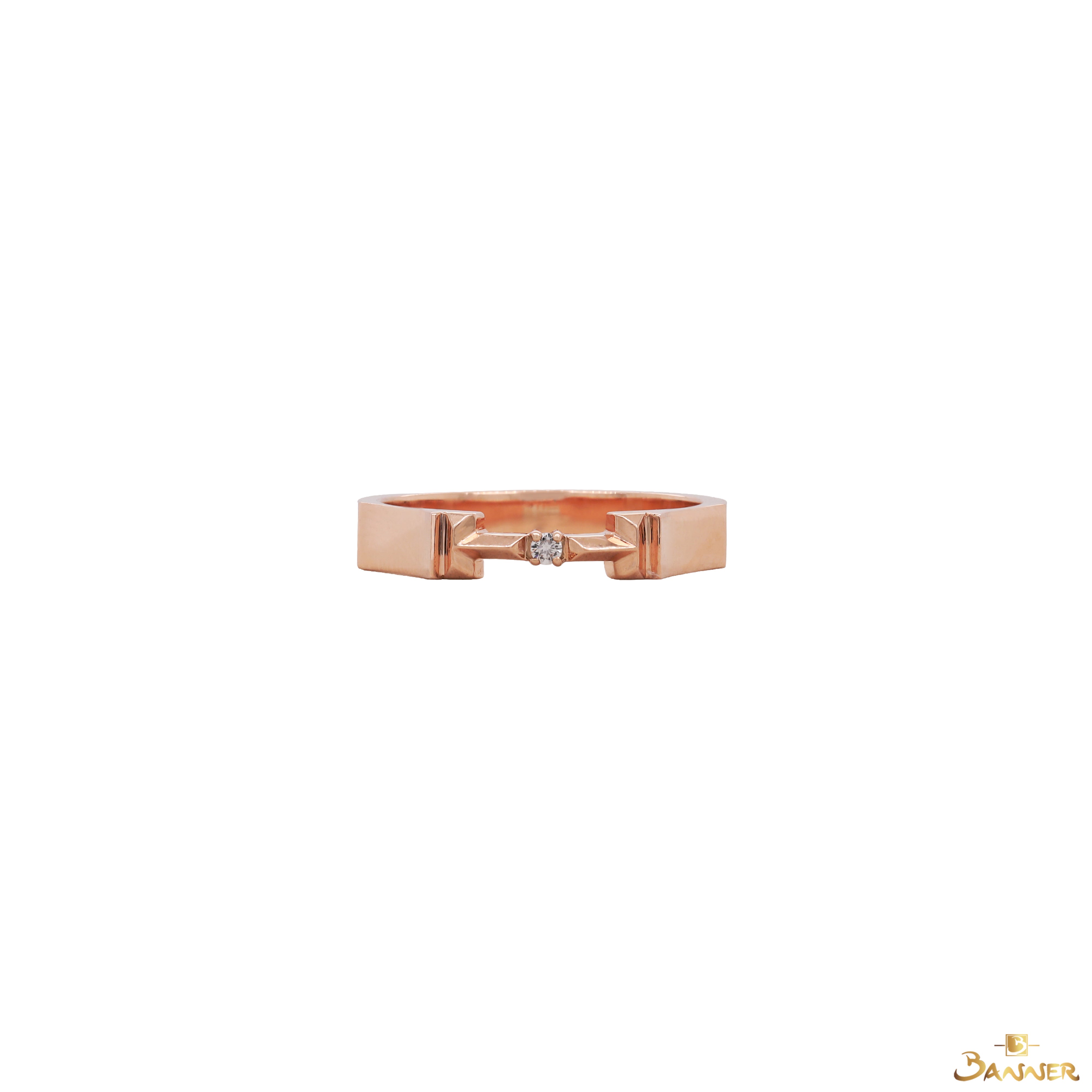 T True Diamond Link Ring