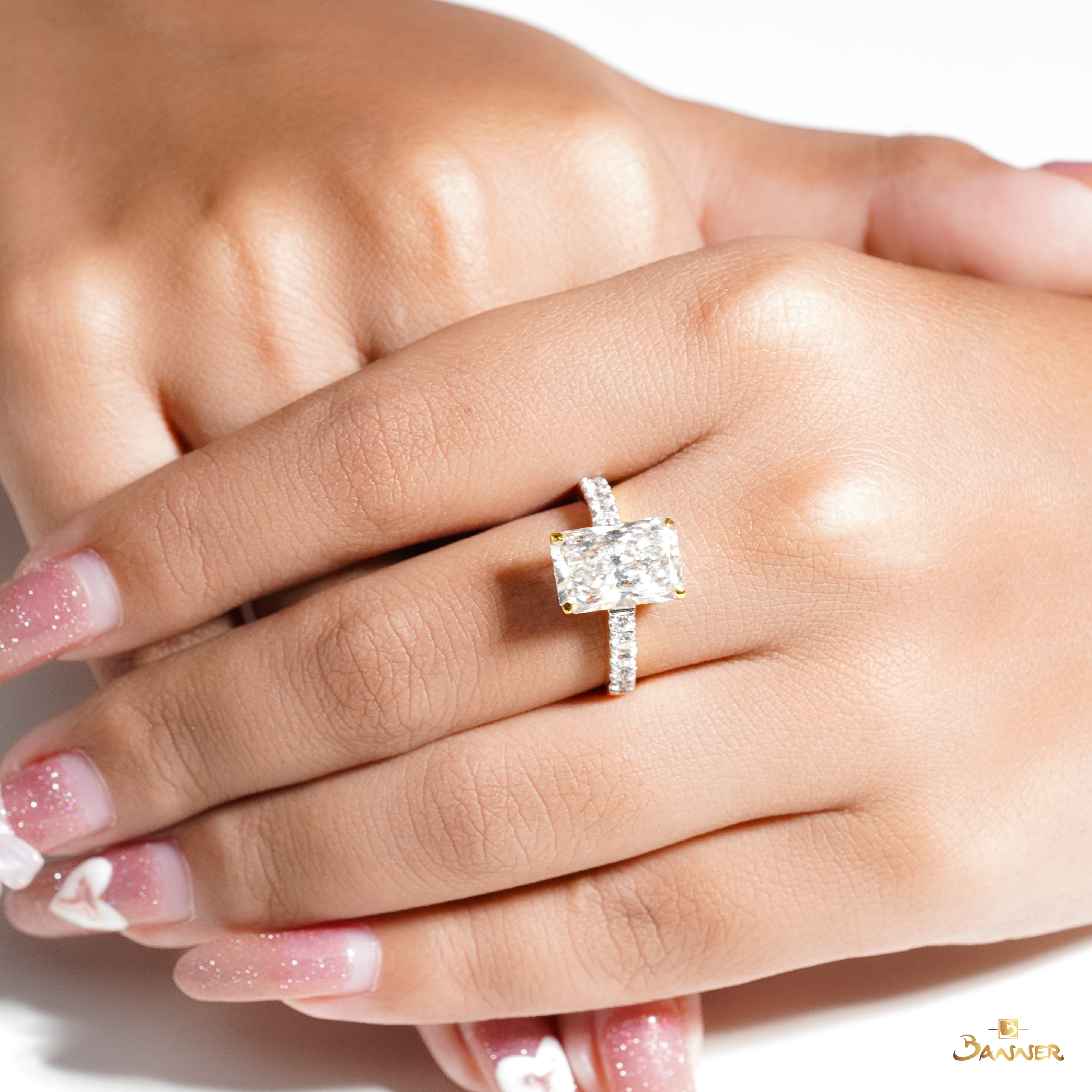 Princess-cut GIA Diamond Ring (GIA, I color ,VVS2,3Ex)