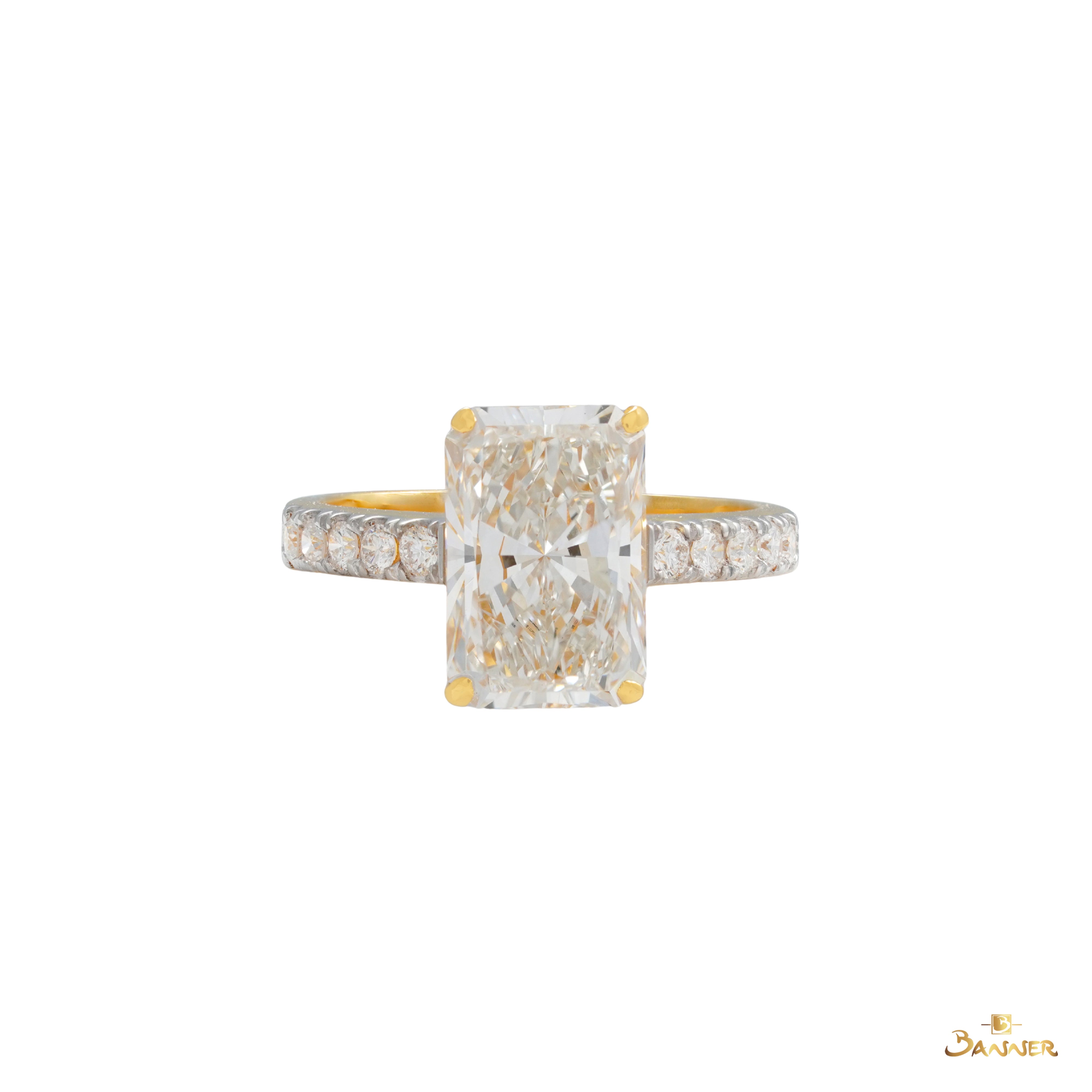 Princess-cut GIA Diamond Ring (GIA, I color ,VVS2,3Ex)