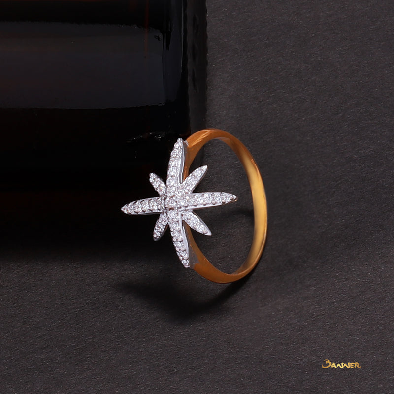 Diamond Snowflake Ring