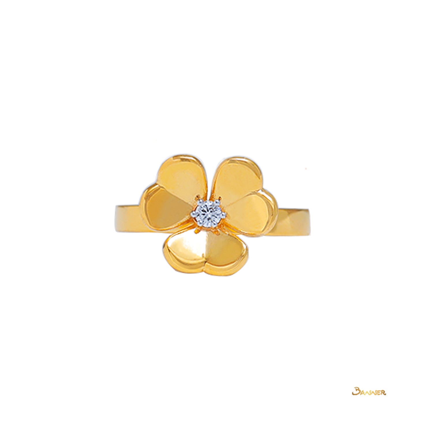 Diamond Clover Ring