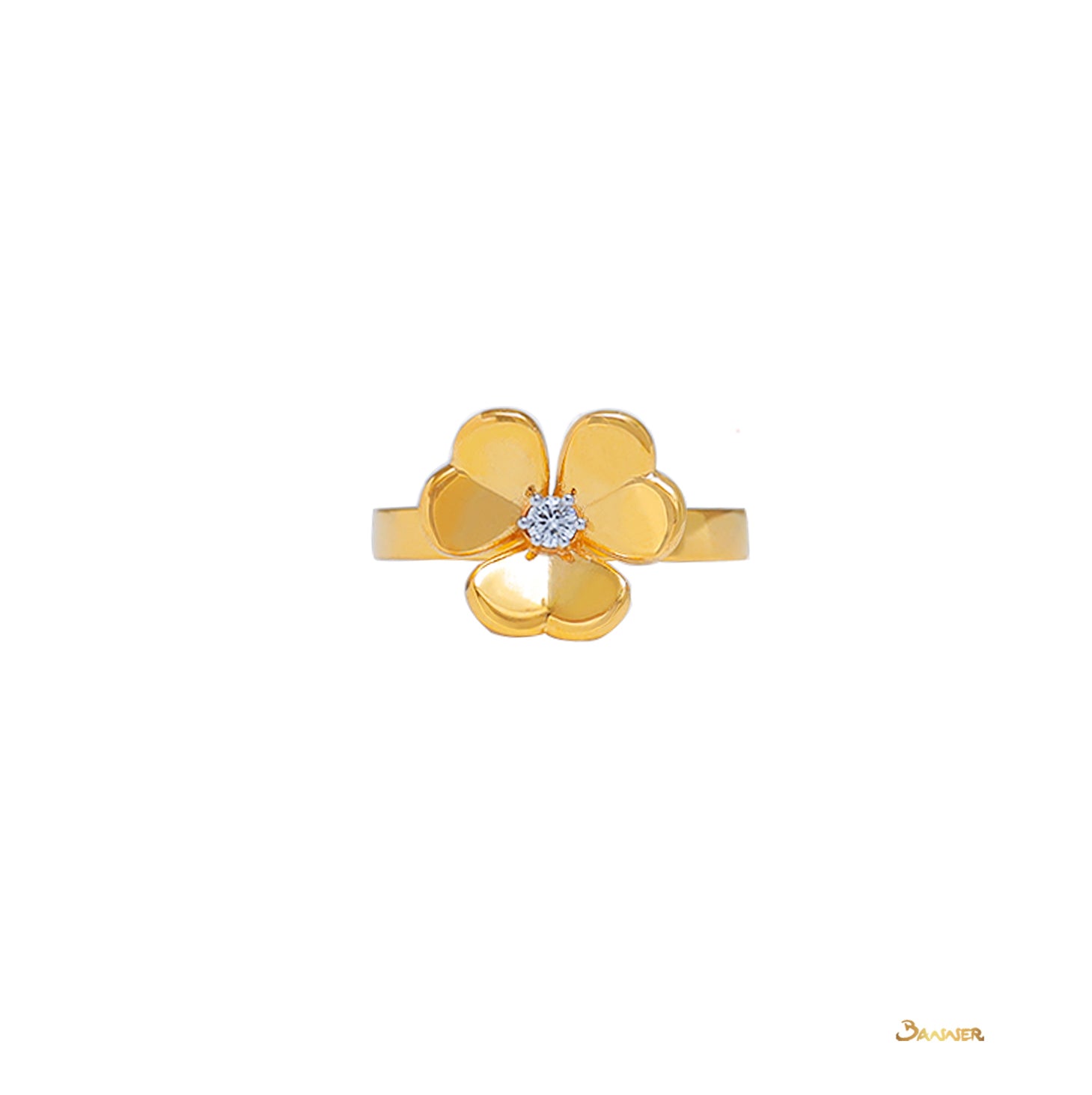 Diamond Clover Ring