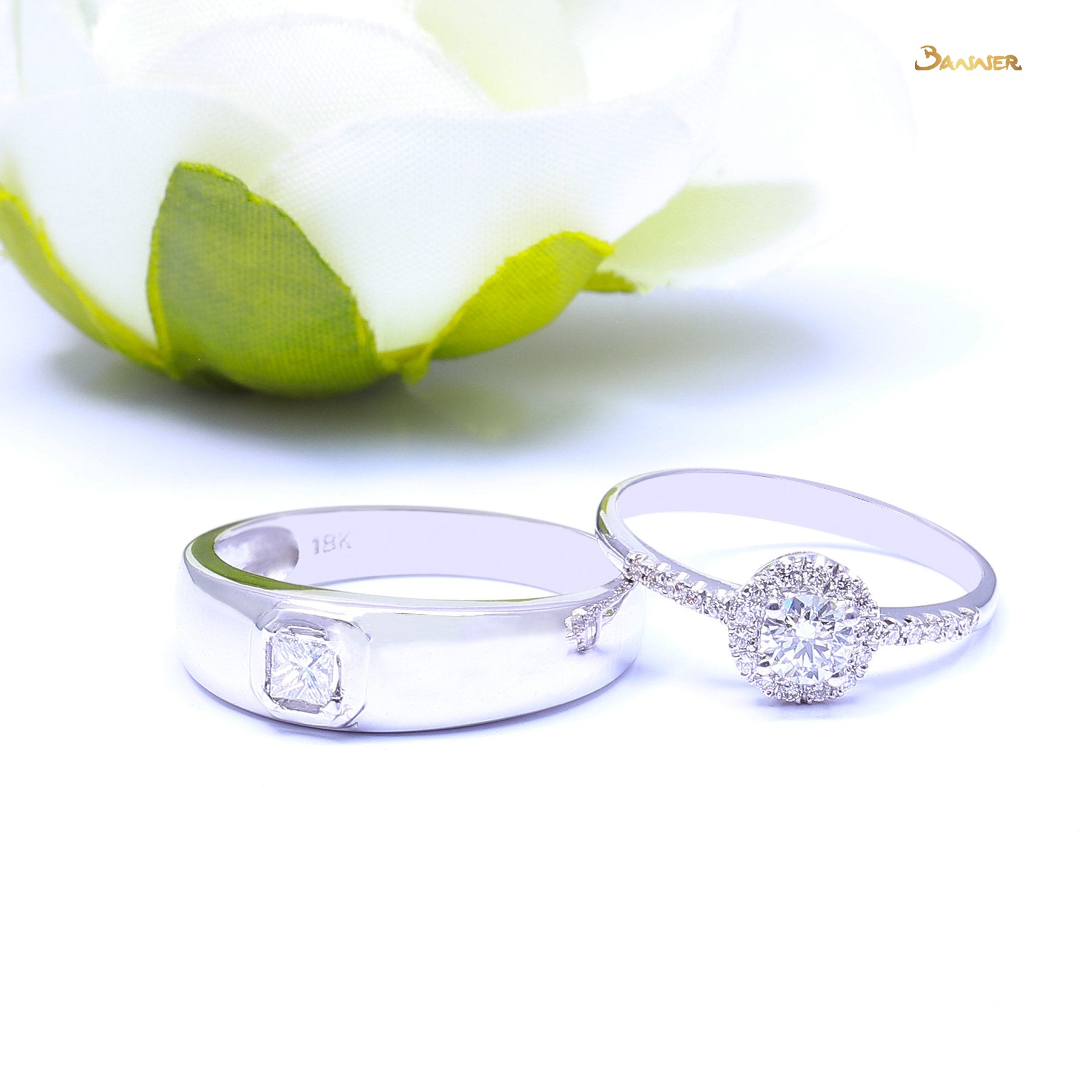 Diamond Halo Ring