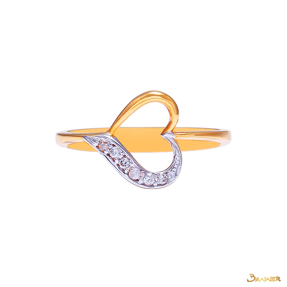 Diamond Heart Ring