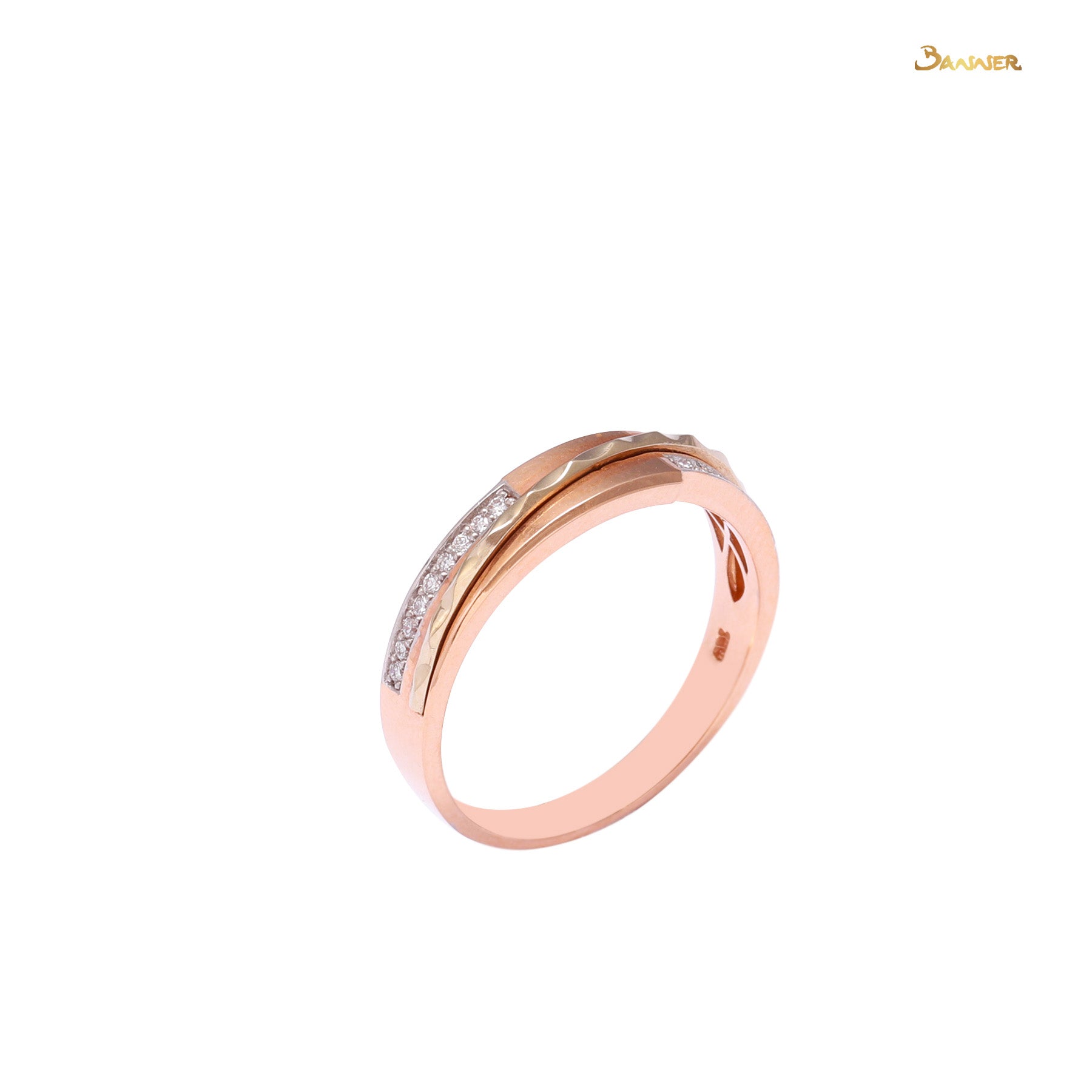 Diamond Rose Gold Ring