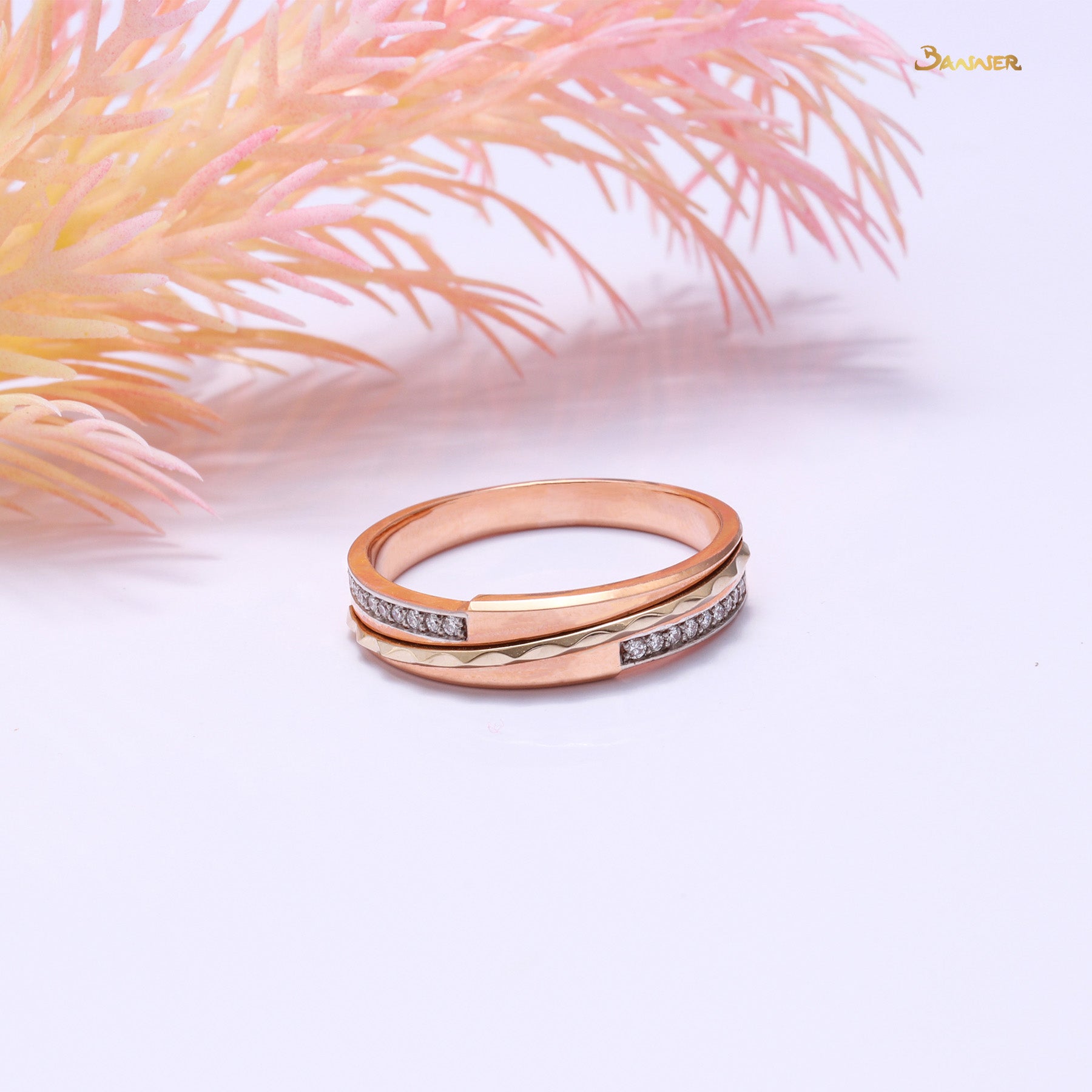 Diamond Rose Gold Ring