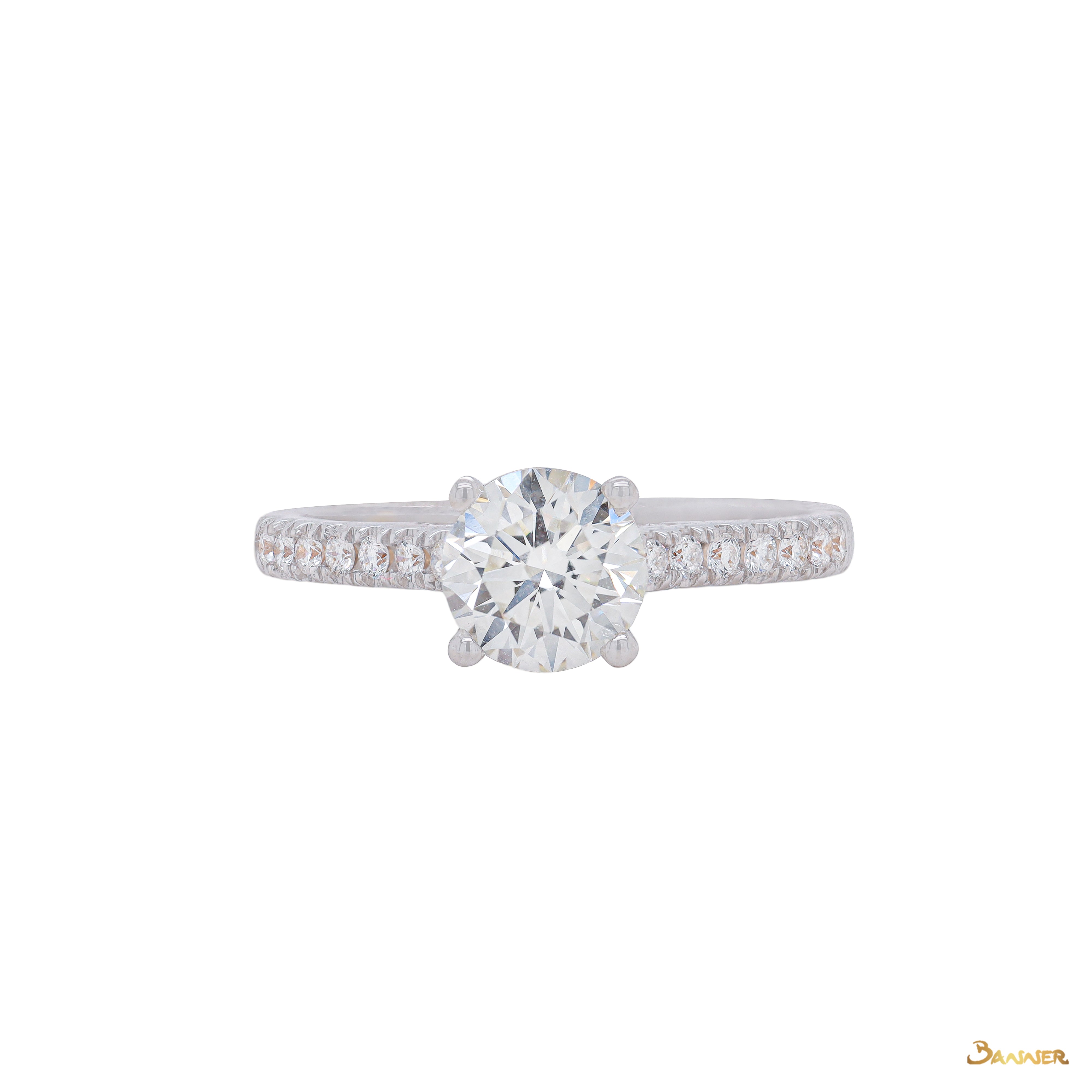 Diamond GIA Hidden Halo Engagement Ring (VVS1)