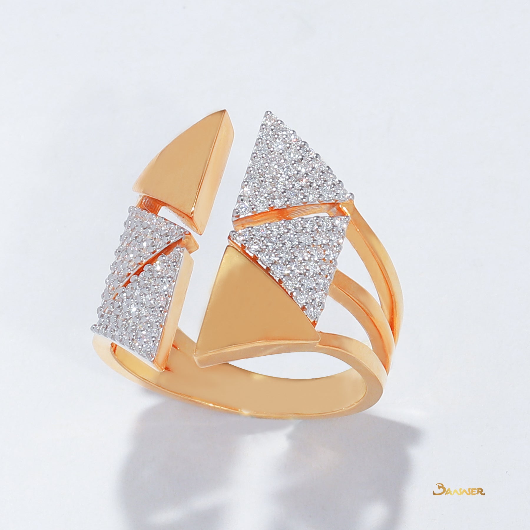 Arrowhead Shape Diamond Ring