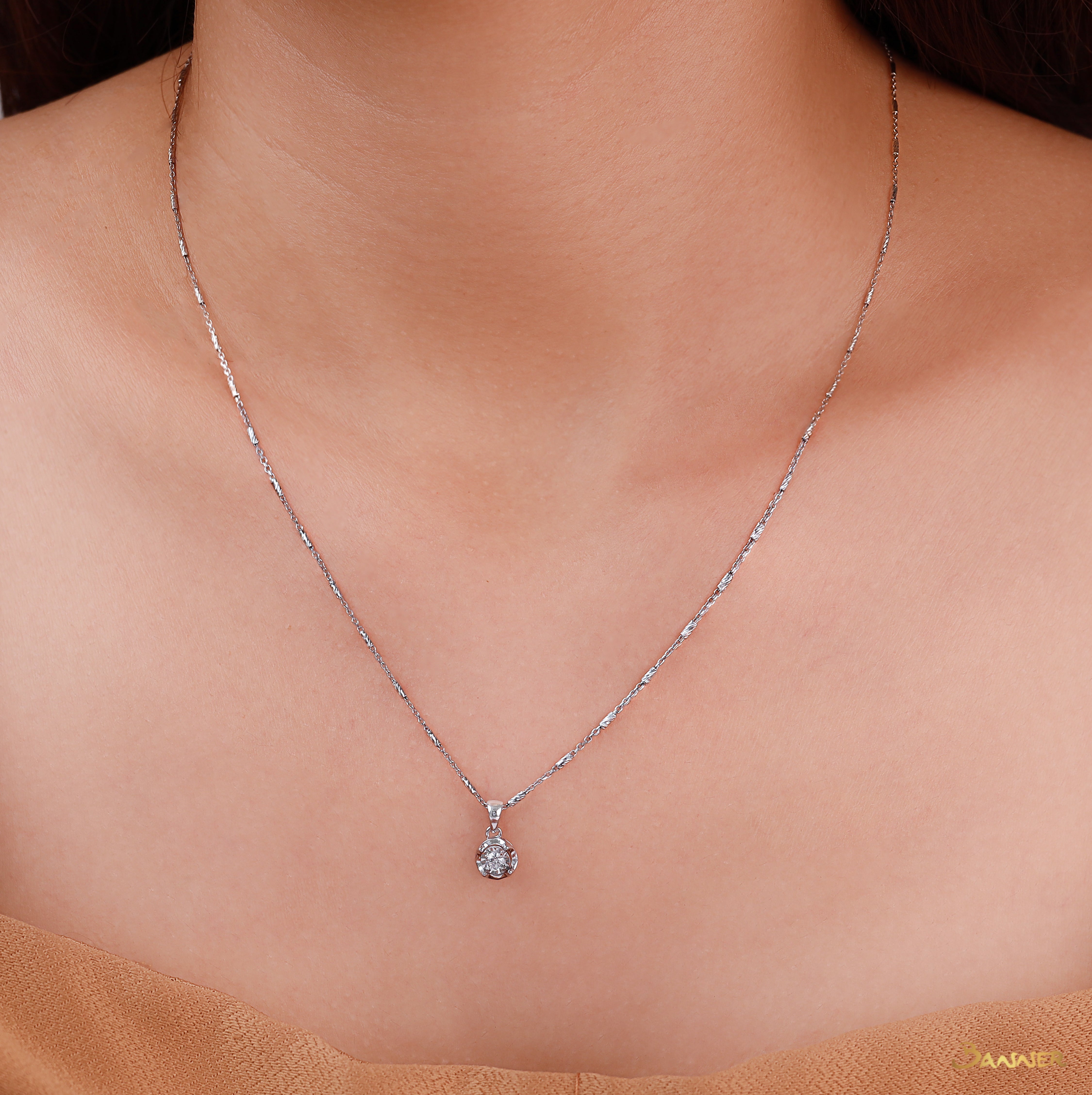 Diamond Solitaire Pendant