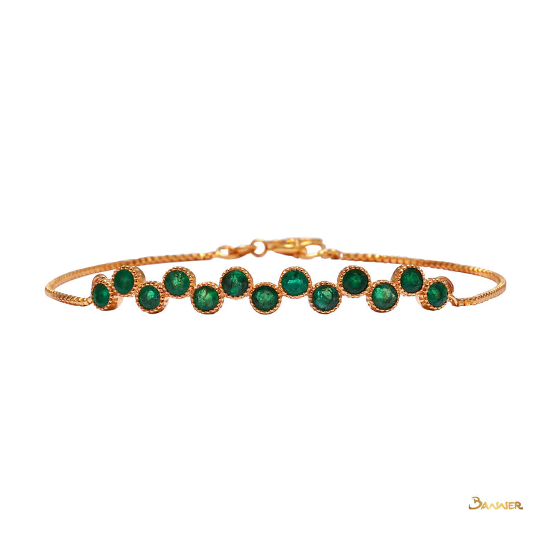Emerald Rhythm Bracelet