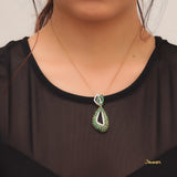 Emerald and Diamond Taung Pan Pendant