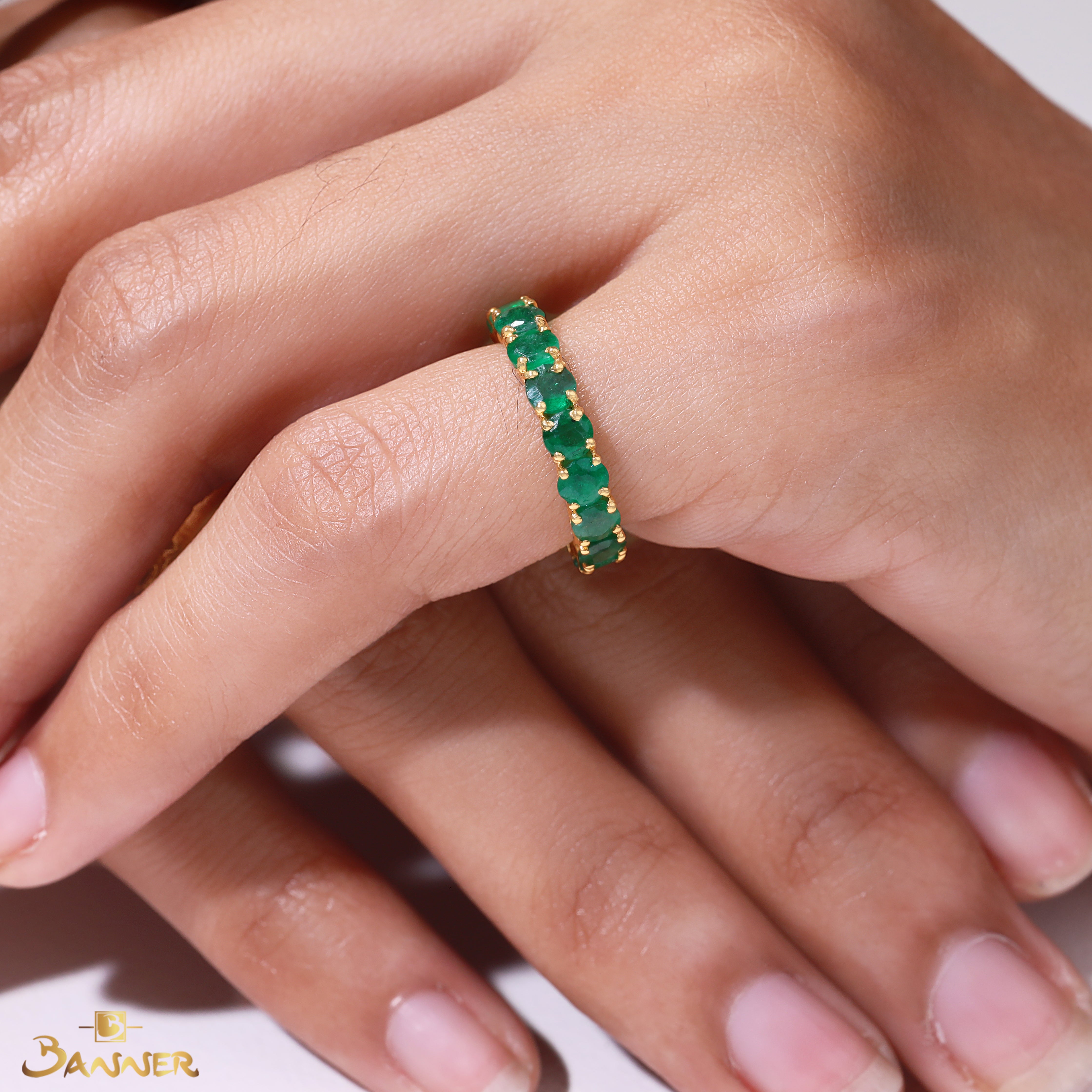 Emerald Eternity Ring