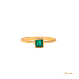 Emerald emerald-cut Solitaire Ring