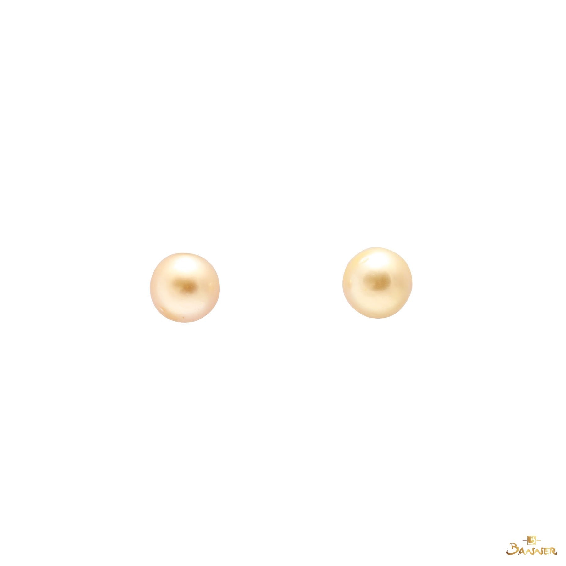 Pearl Solitaire Stud Earrings