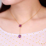 Amethyst 2-Step Necklace
