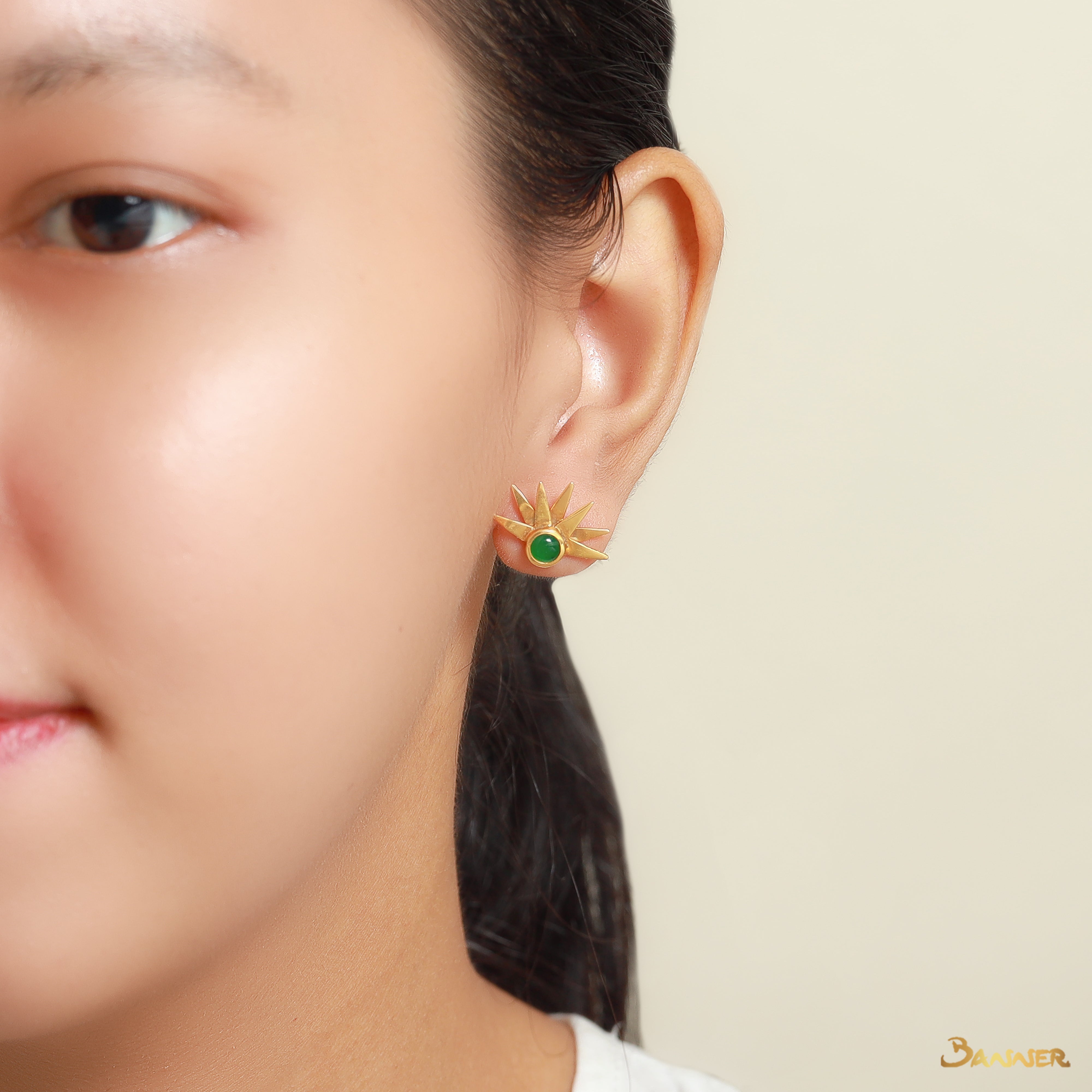 Jade Sunrise Earrings