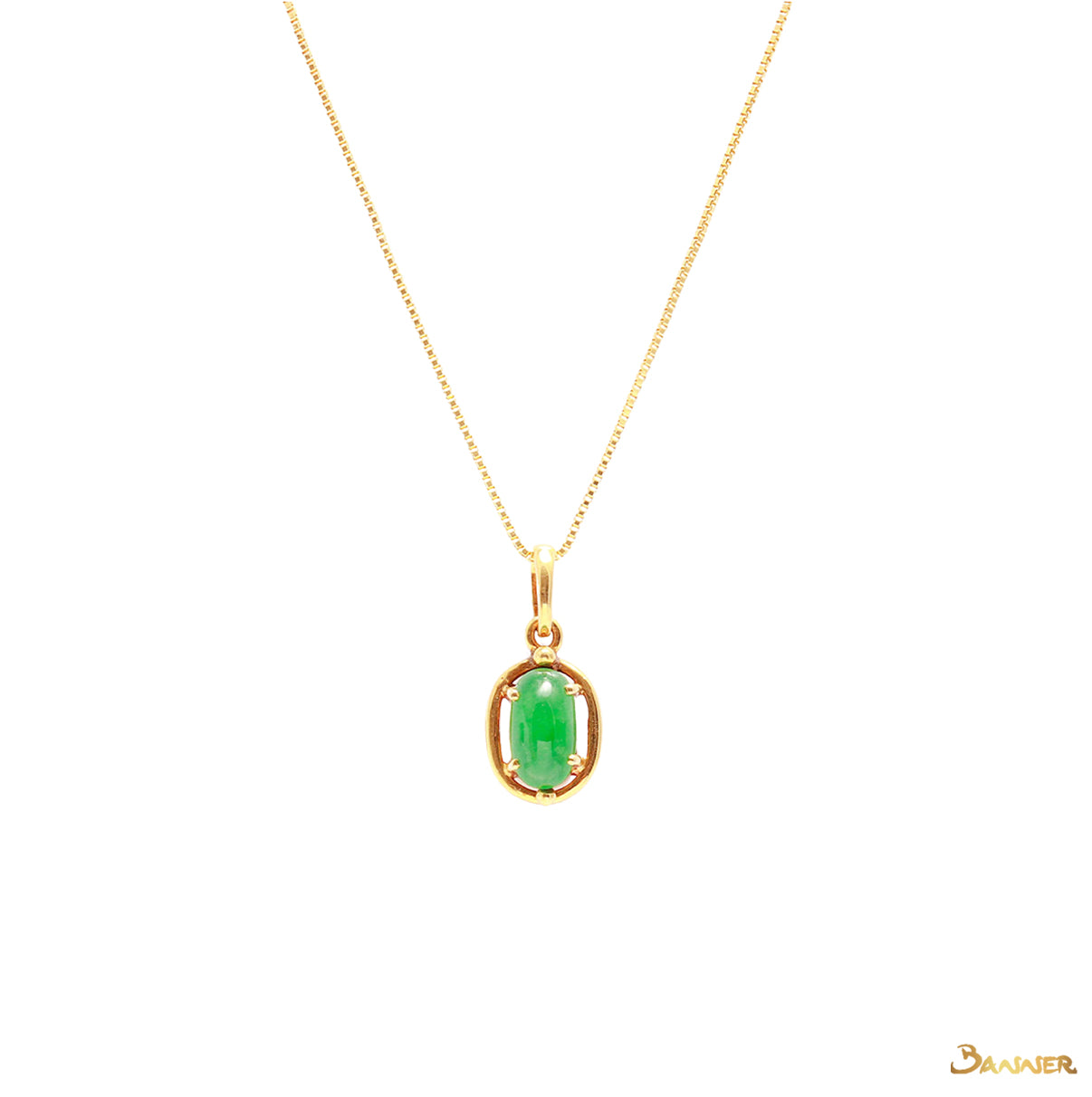 Jade Solitaire Pendant