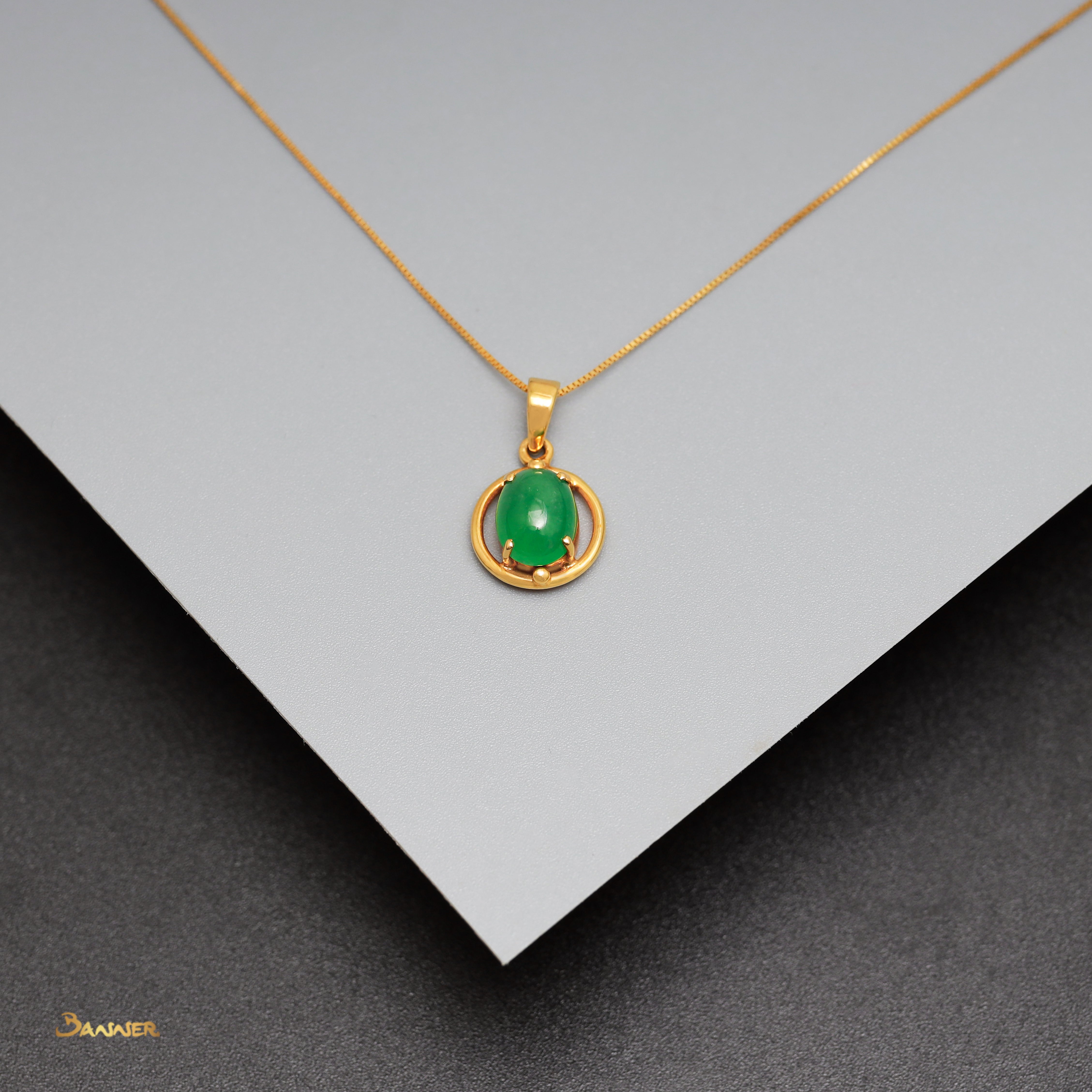 Jade Solitaire Pendant