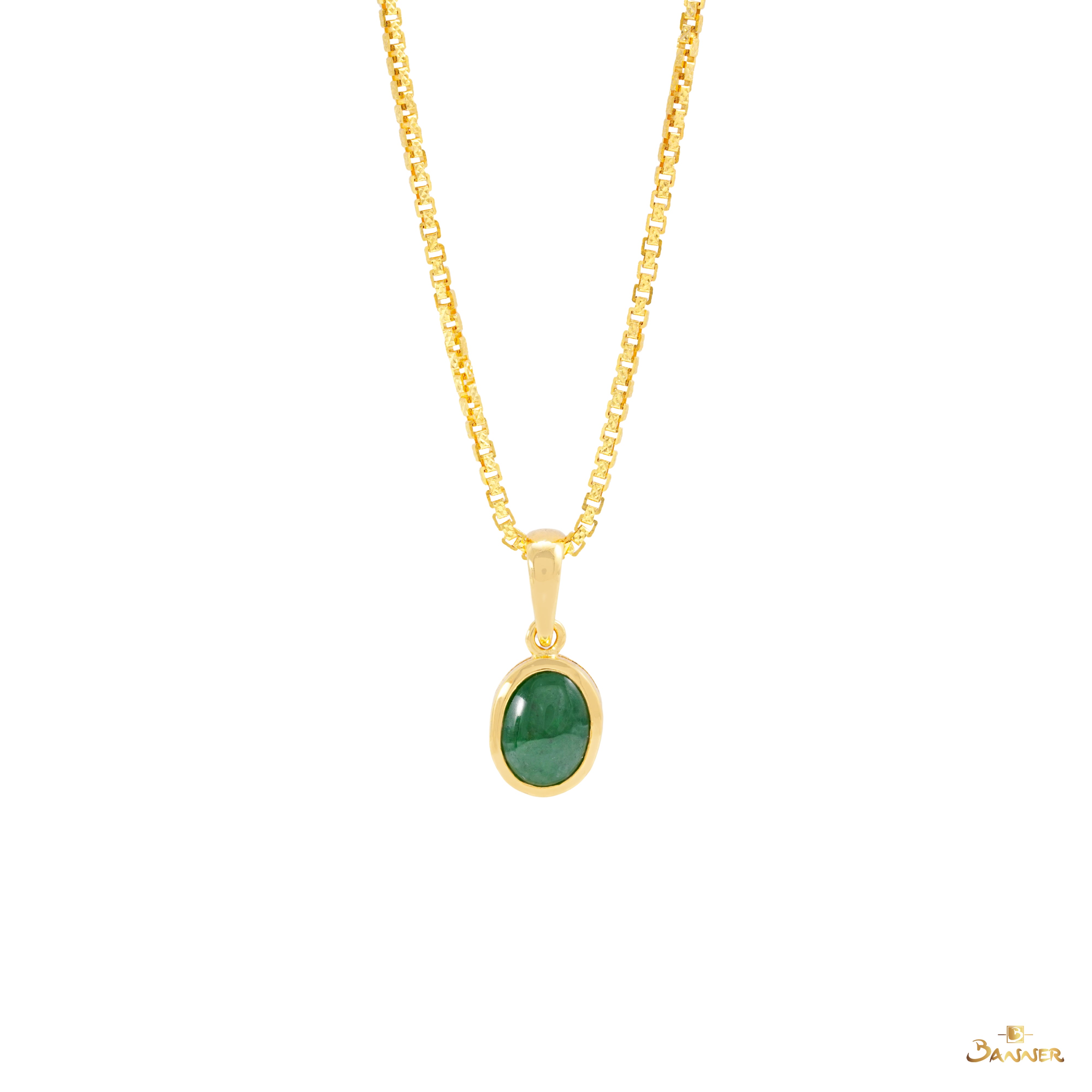 Jade Solitaire Pendant