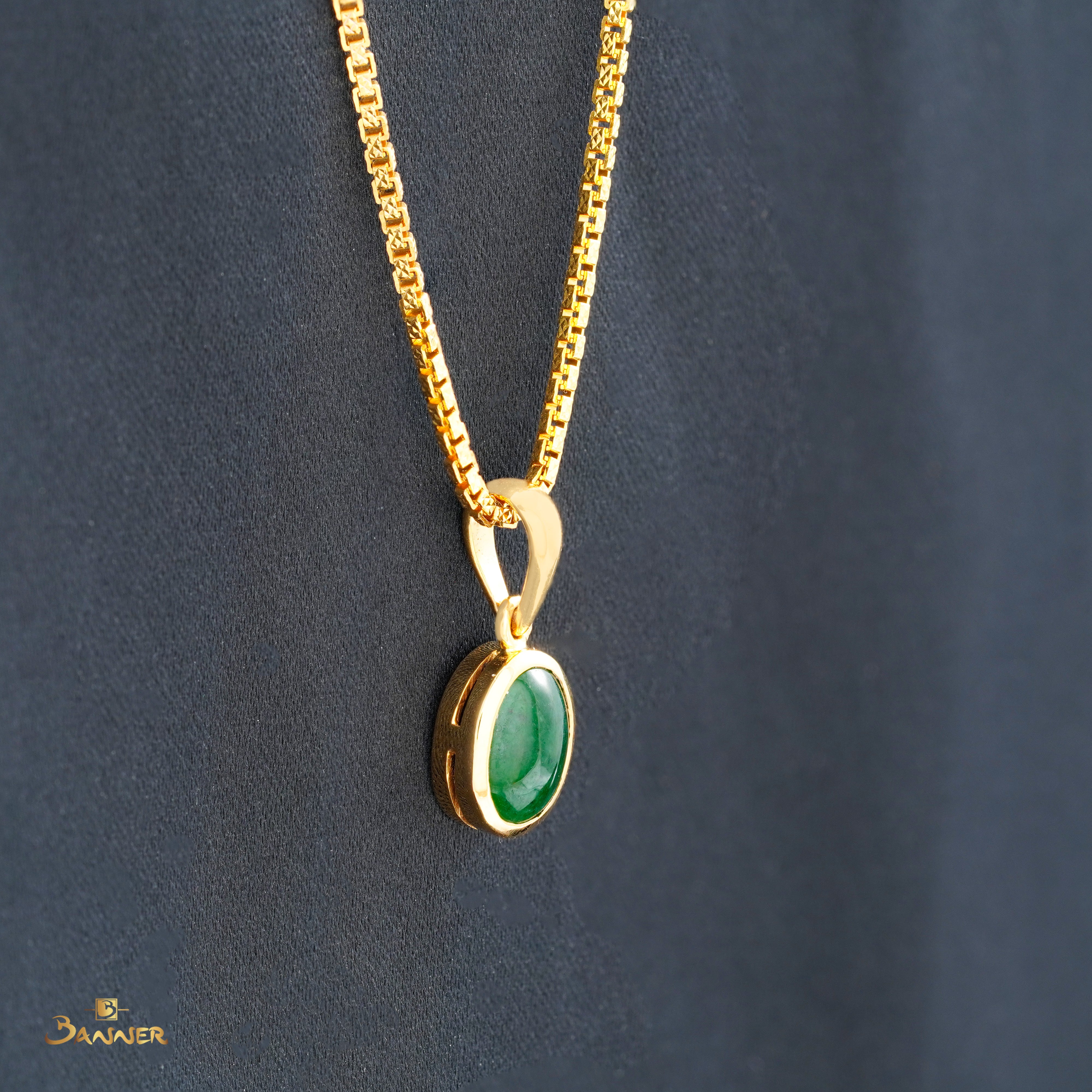 Jade Solitaire Pendant