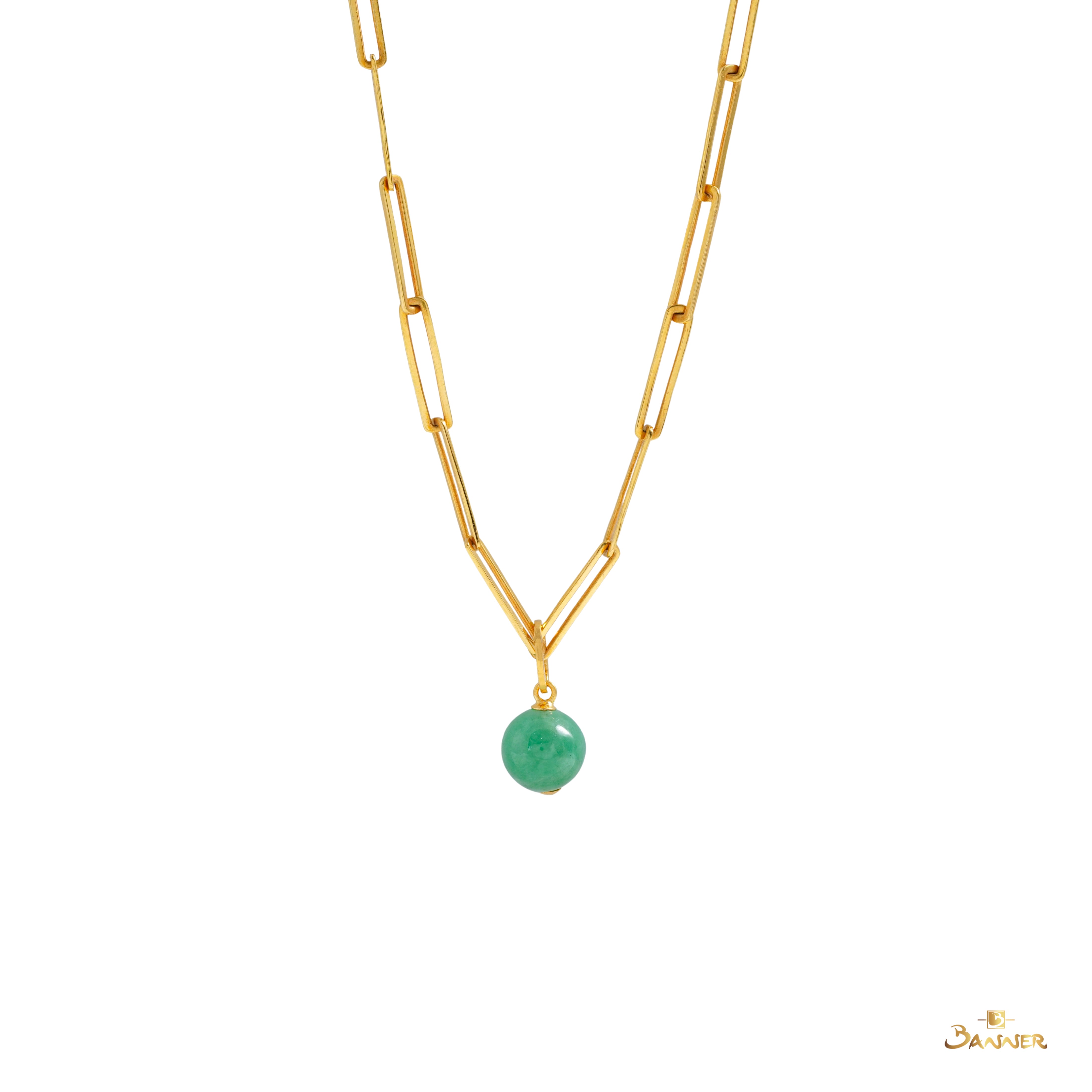 Jade Bead Pendant