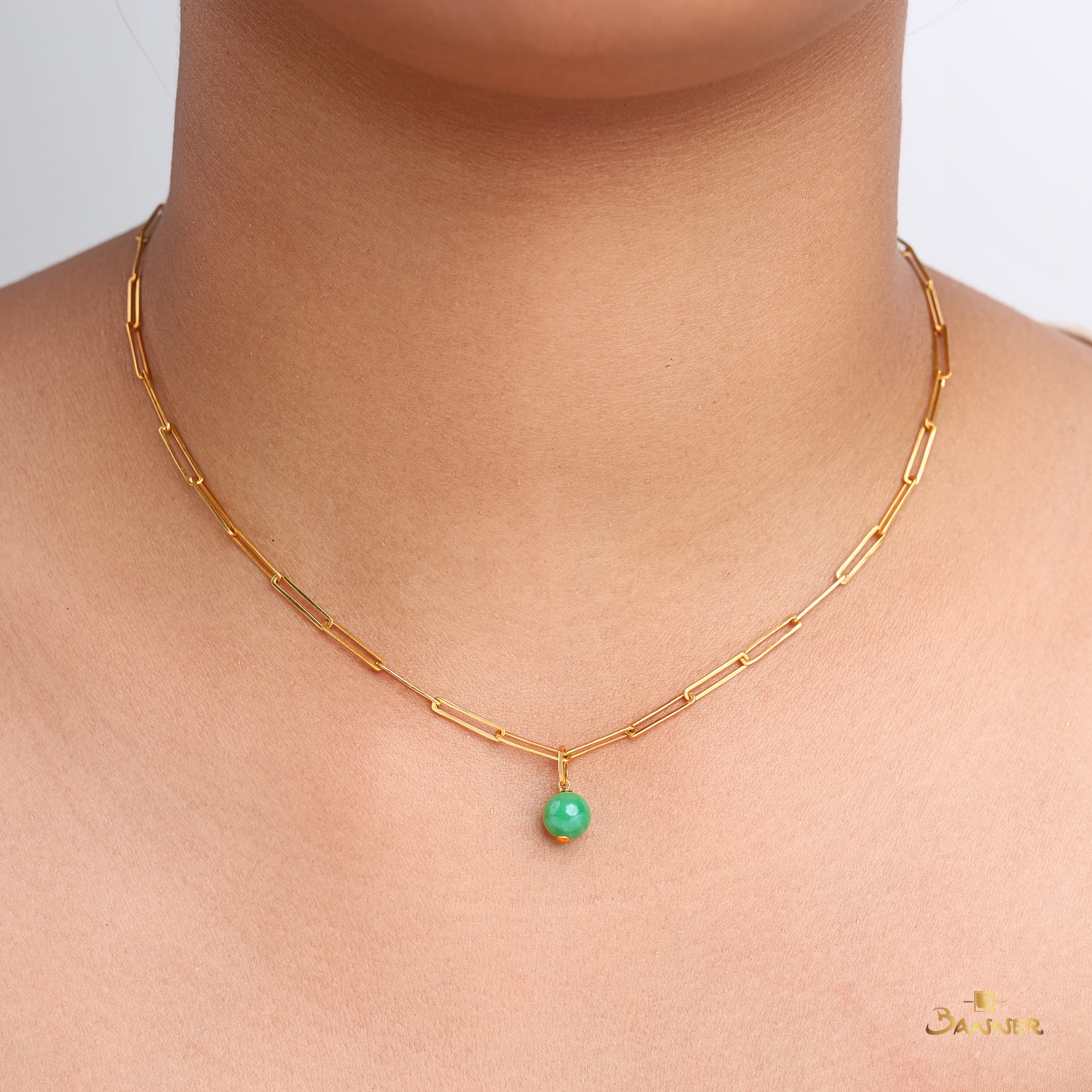 Jade Bead Pendant