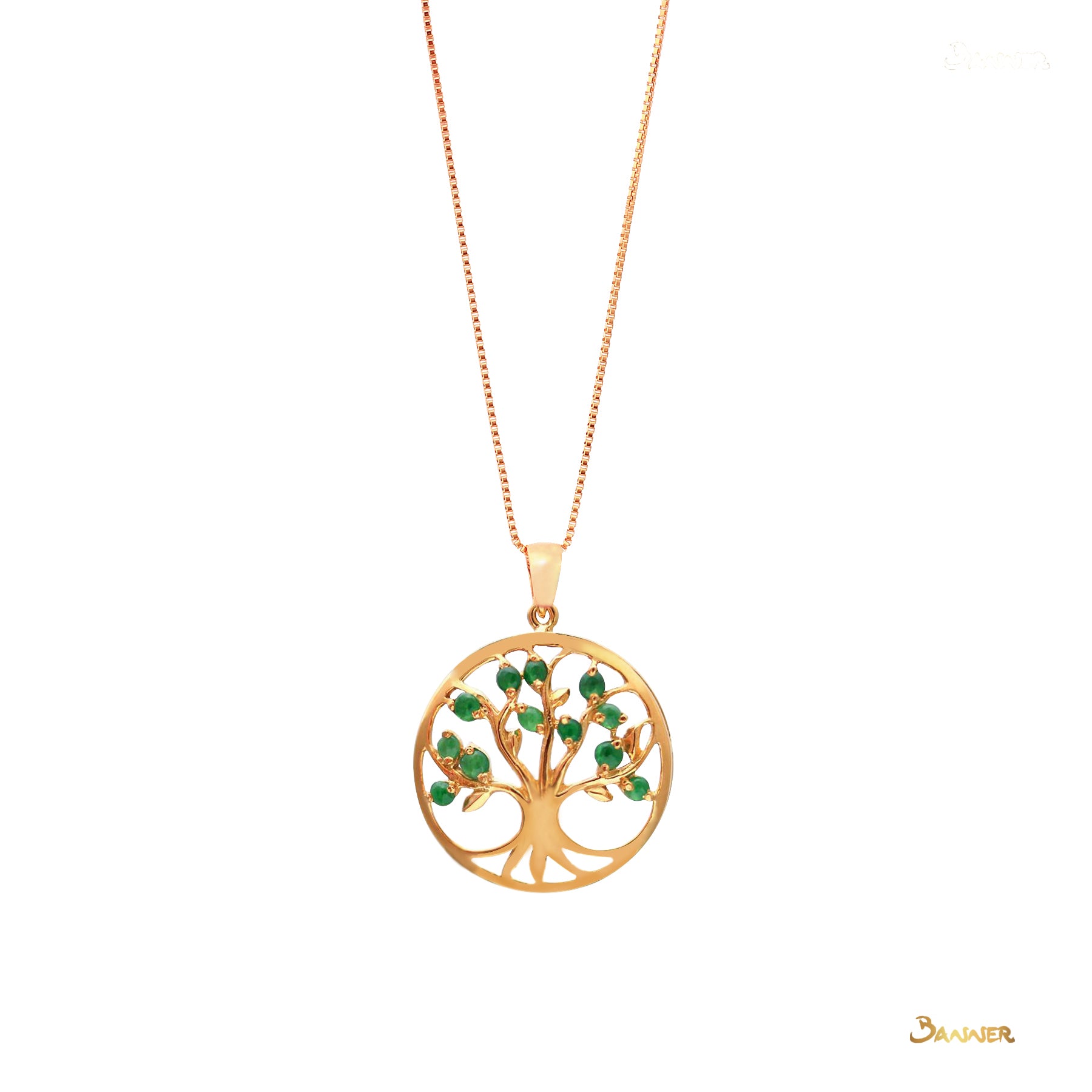 Jade Tree Of Life Pendant