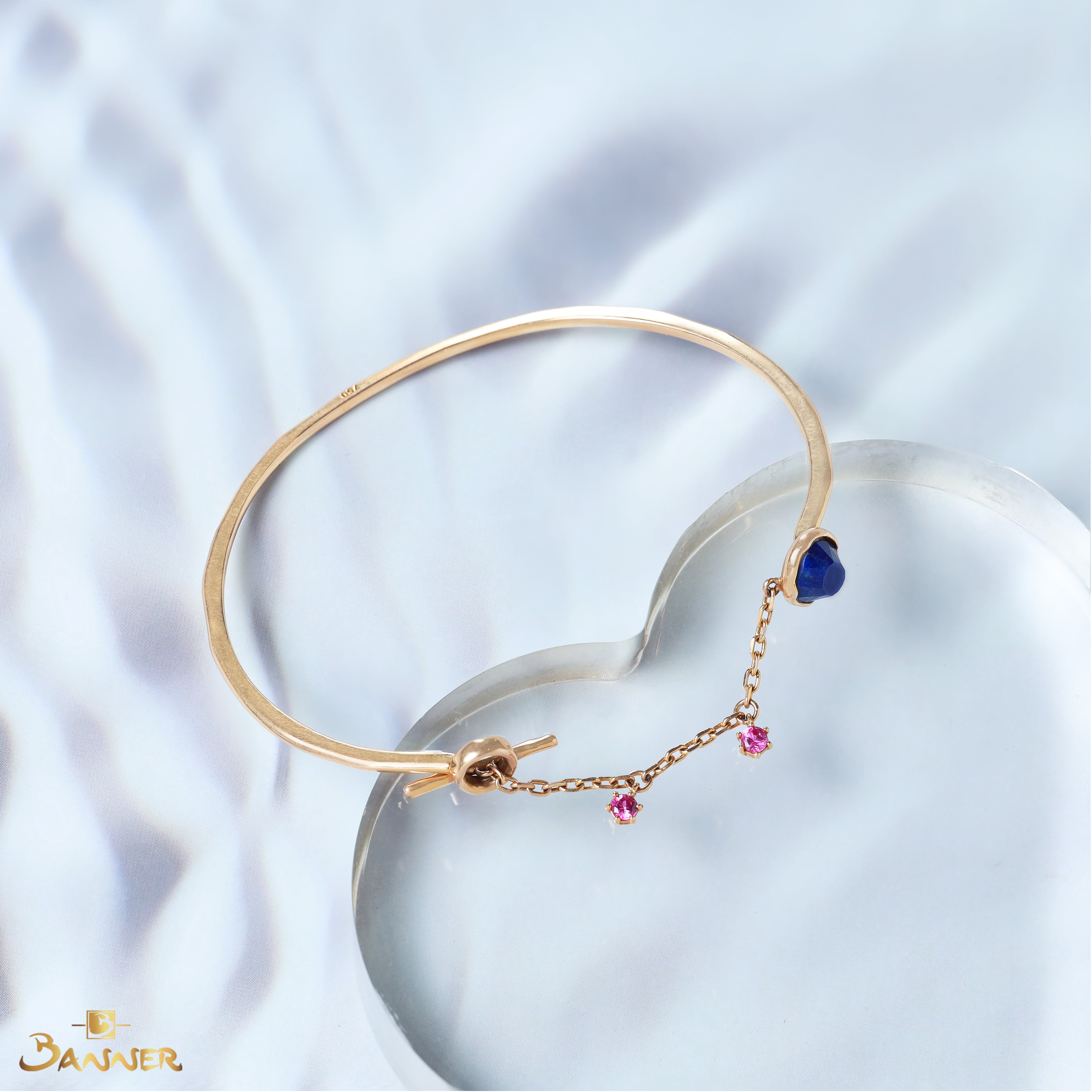 Lapis Lazuli and Ruby Bracelet