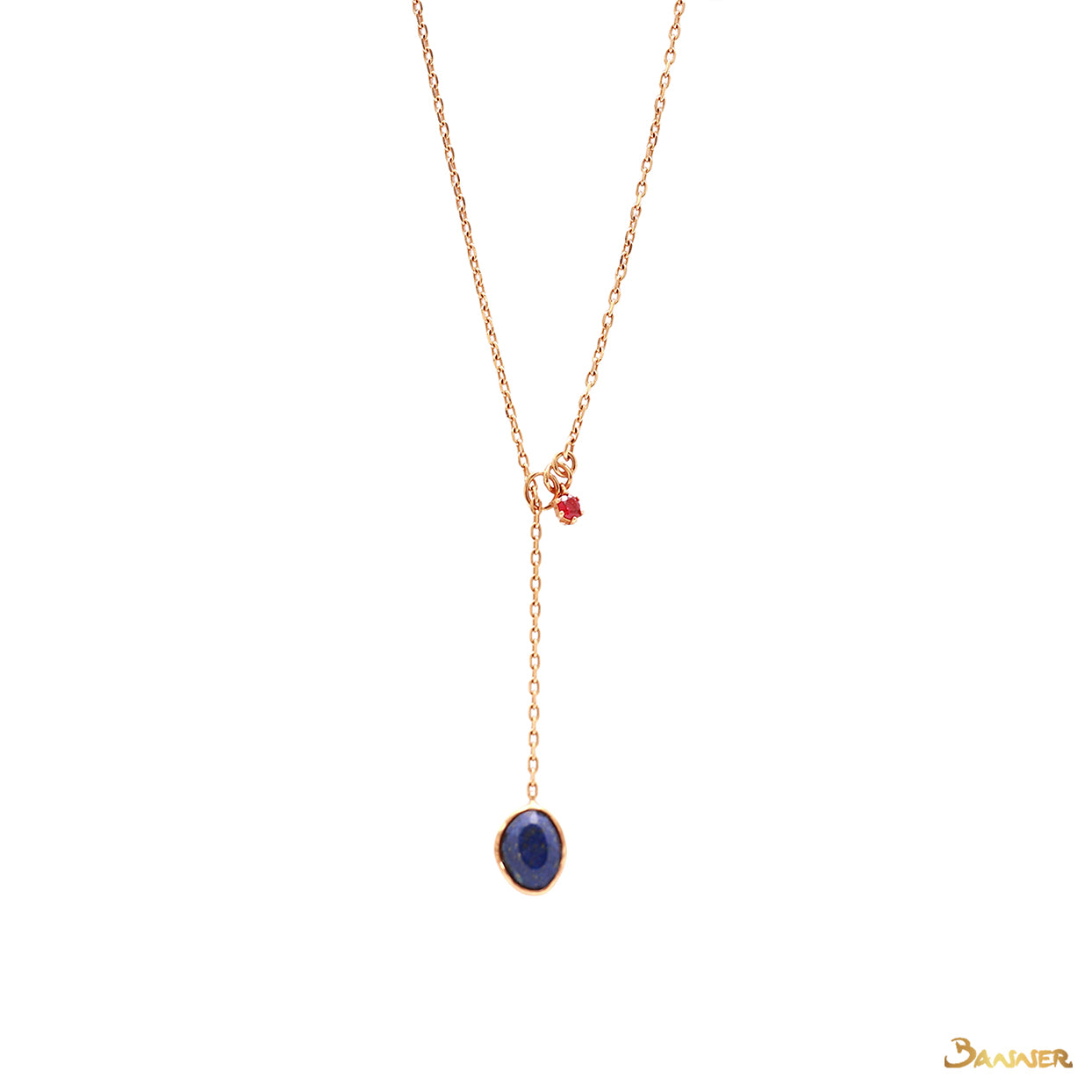 Lapis Lazili and Ruby Necklace