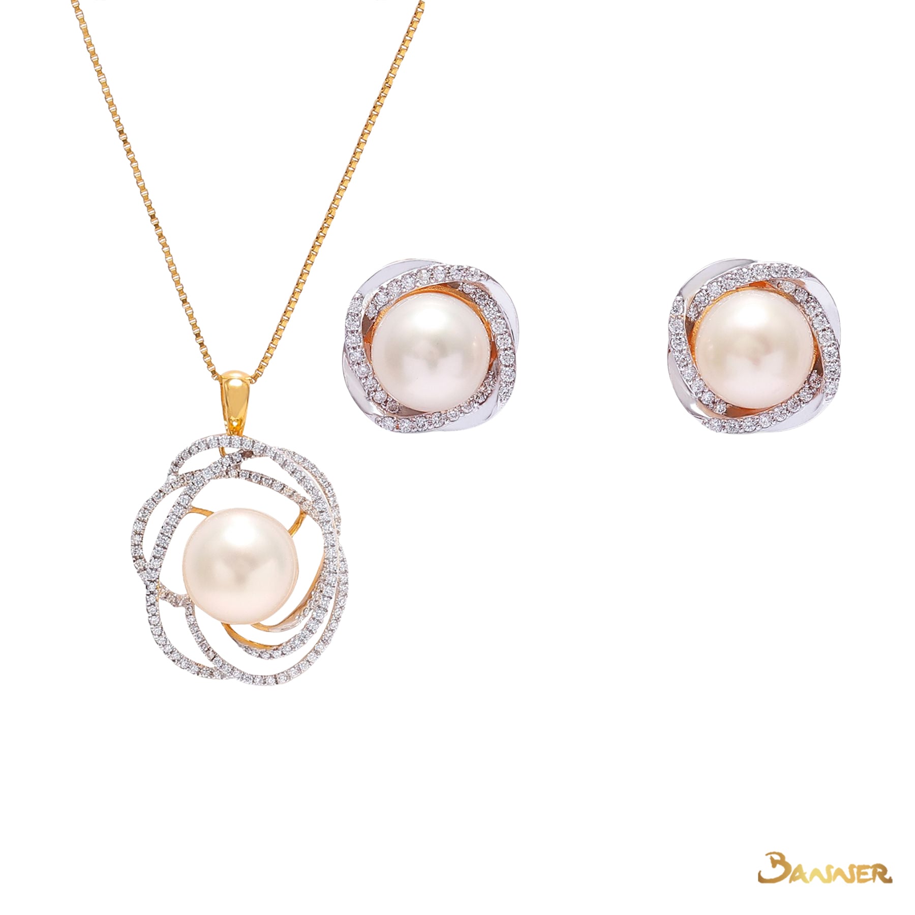 Pearl and Diamond Set