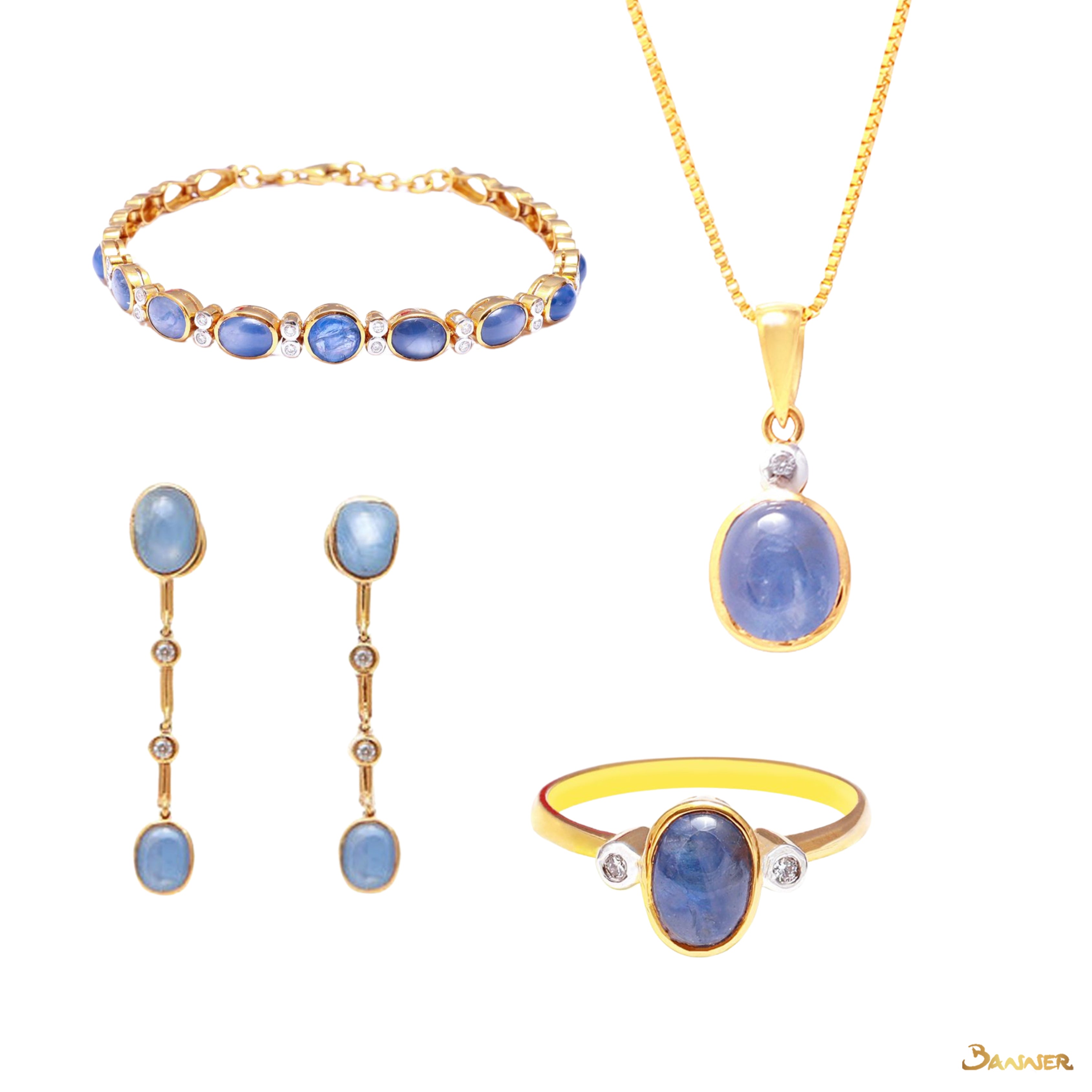 Star Sapphire Set