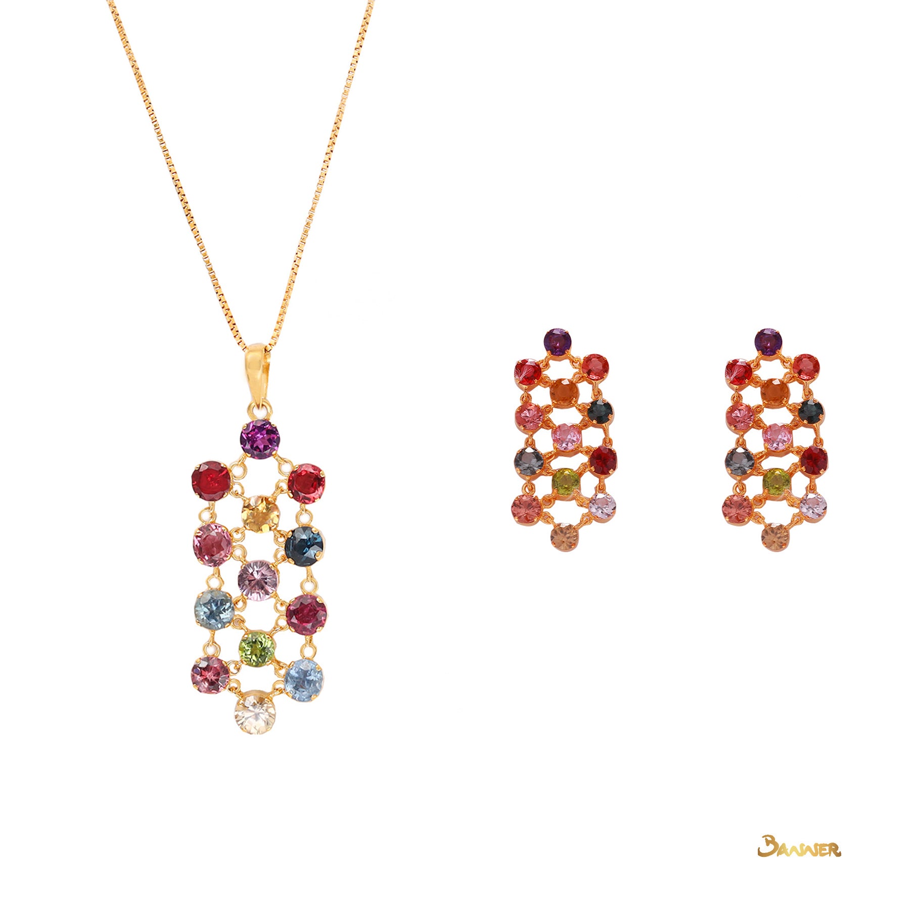 Multi-color Spinel Set