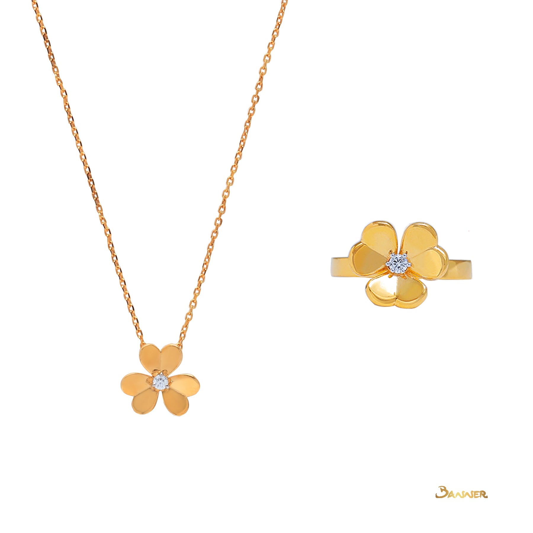 Diamond Clover Set