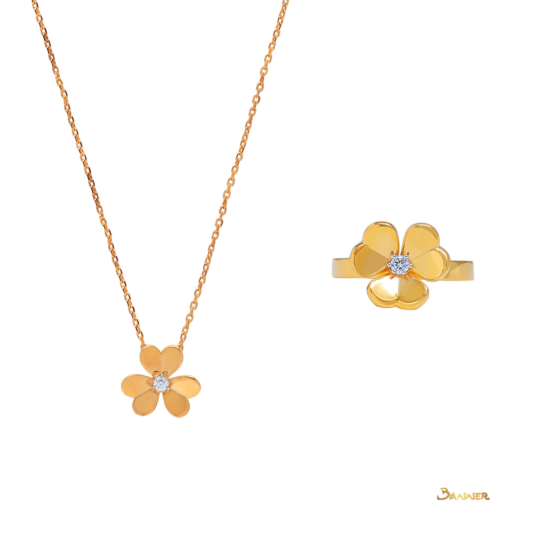 Diamond Clover Set